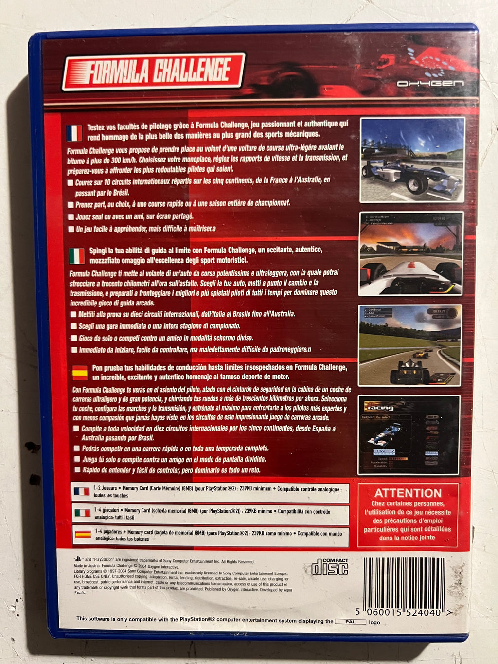 FORMULA CHALLENGE