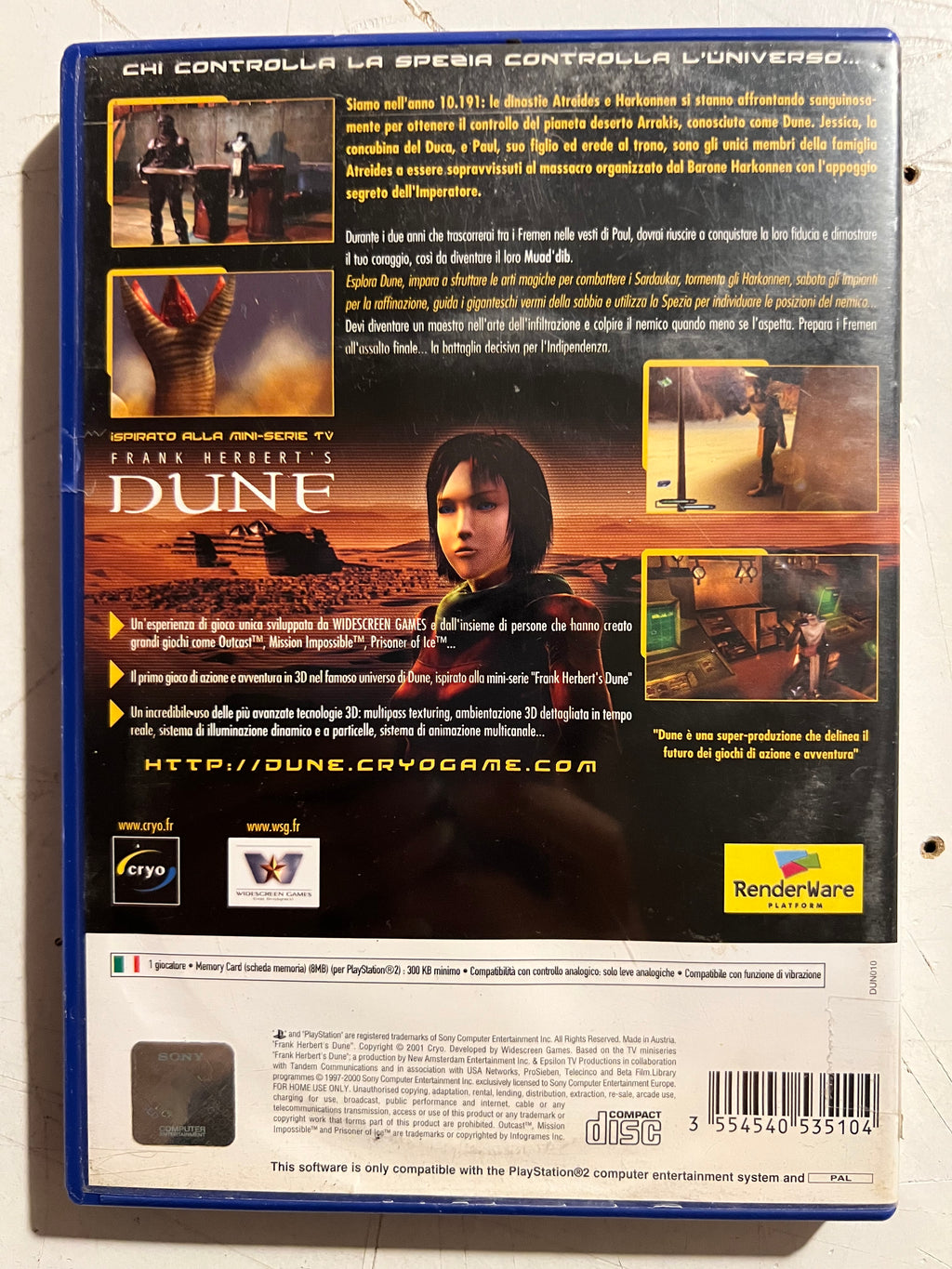 FRANK HERBERT'S DUNE