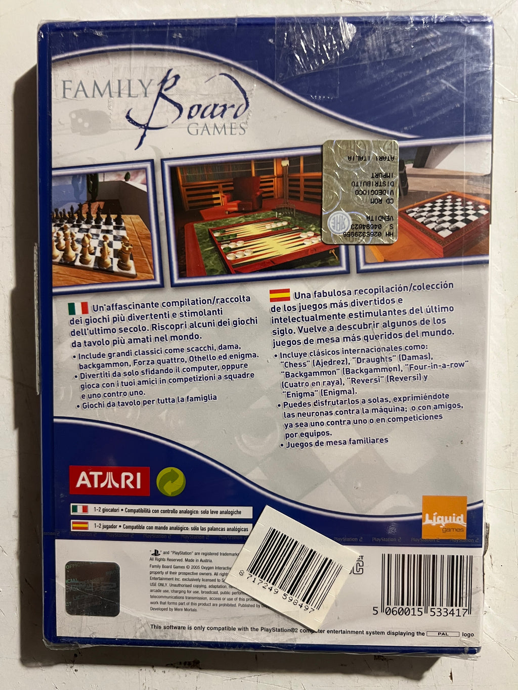 FAMILY BOARD GAMES GIOCHI DA TAVOLO ( sigillato )