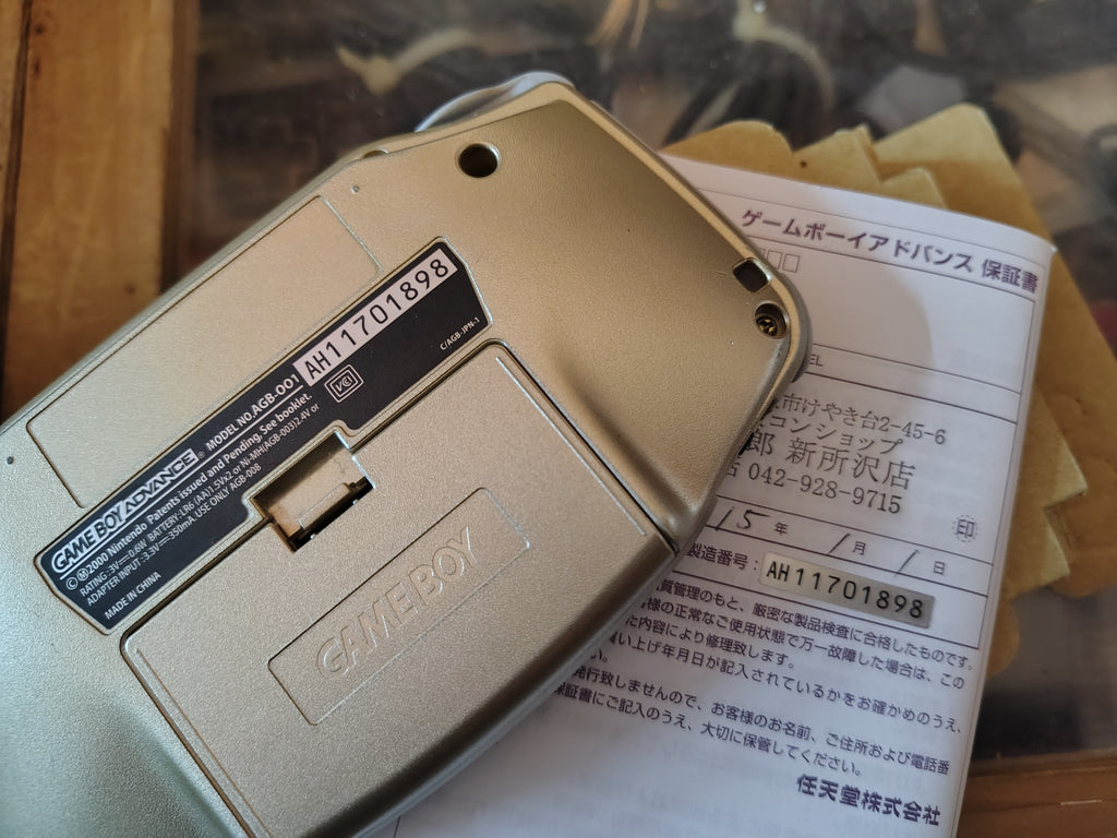 GAME BOY ADVANCE ORO BOXATO