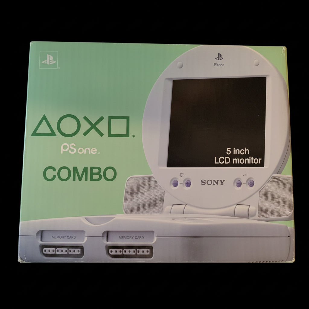 Playstation PSONE Console boxata con monitor