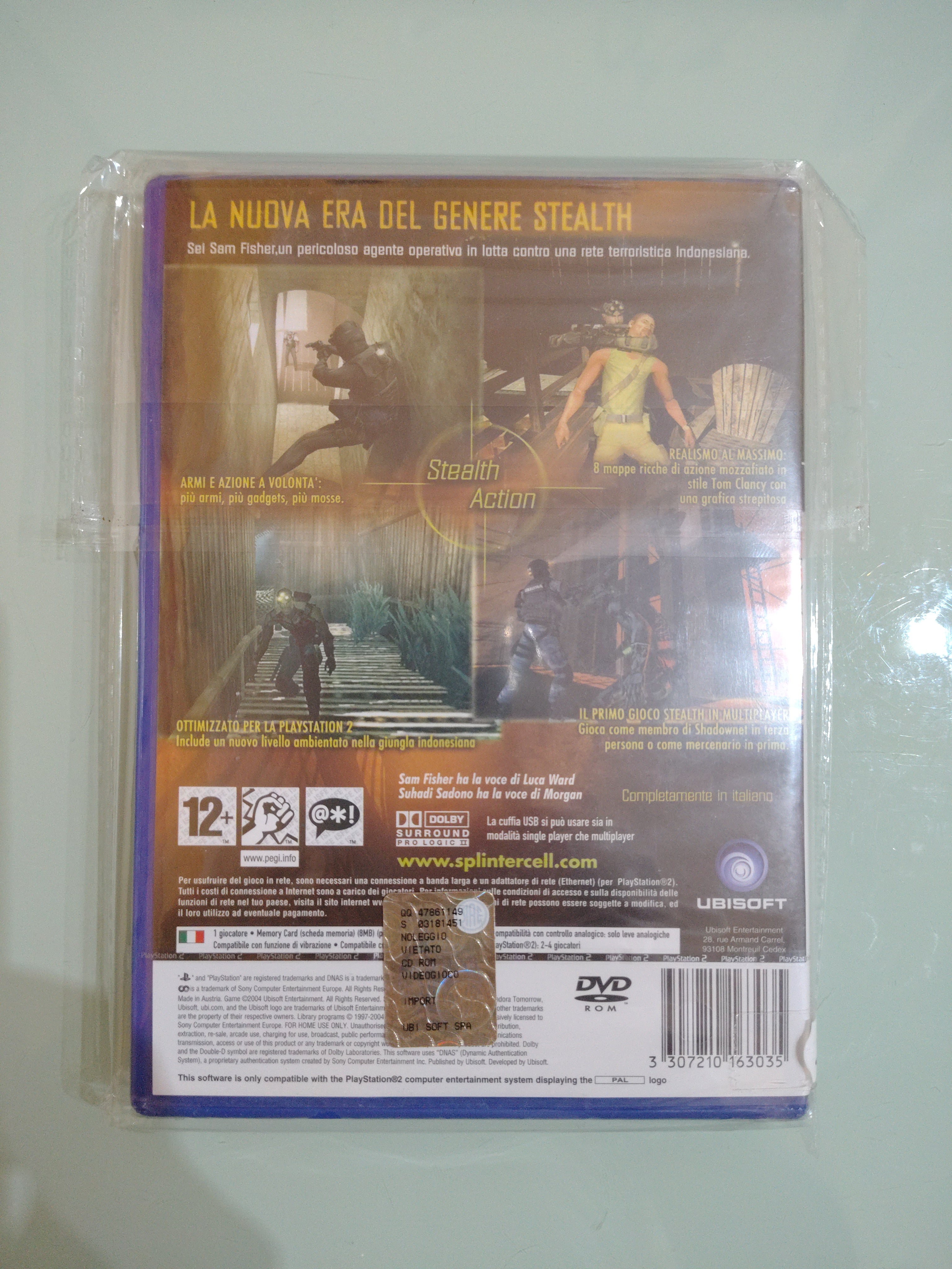 Tom Clancy's Splinter Cell Pandora Tomorrow 🎮 ITA Sony Playstation 2 nuovo sigillato