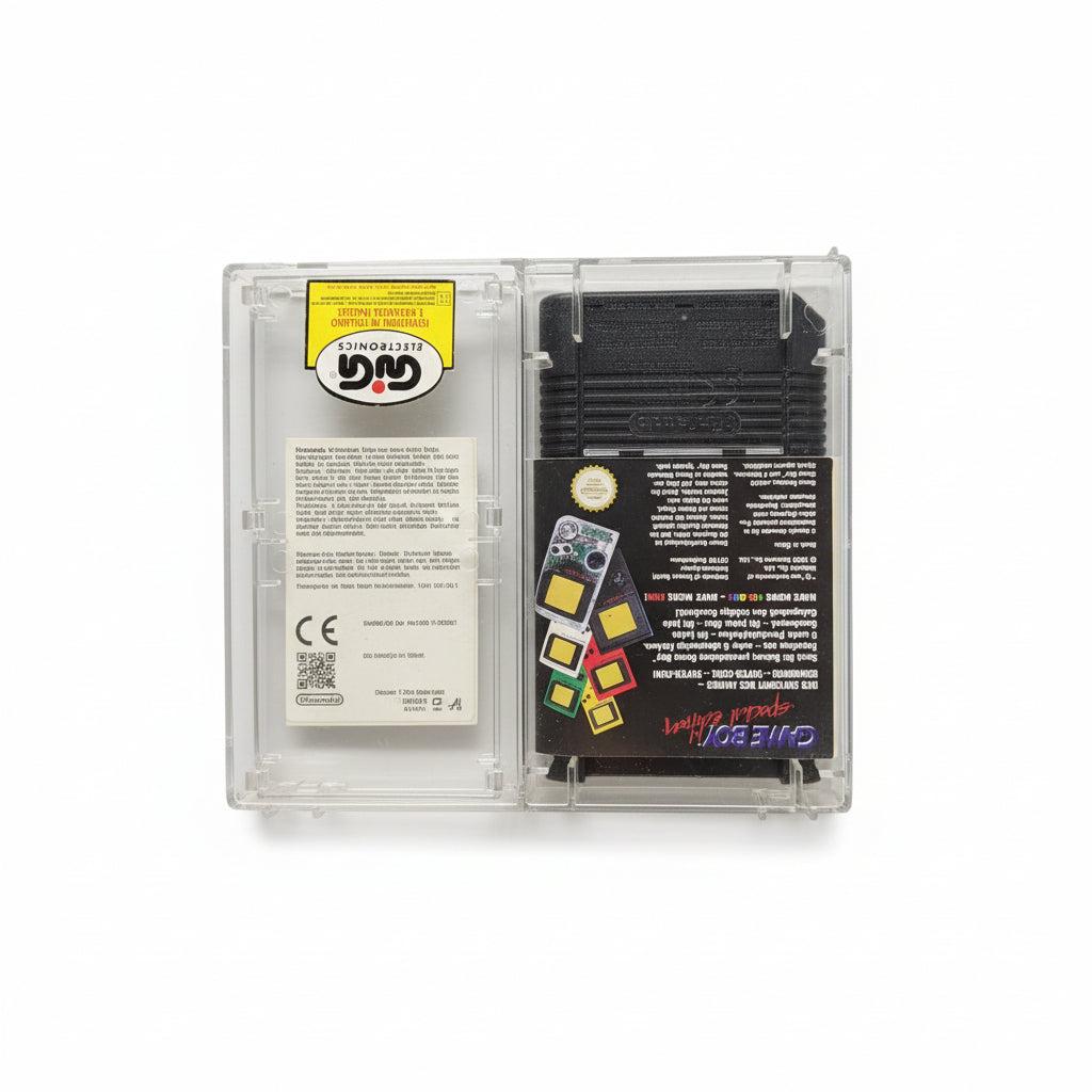 NINTENDO GAME BOY CLASSIC NERO BOX TRASPARENTE