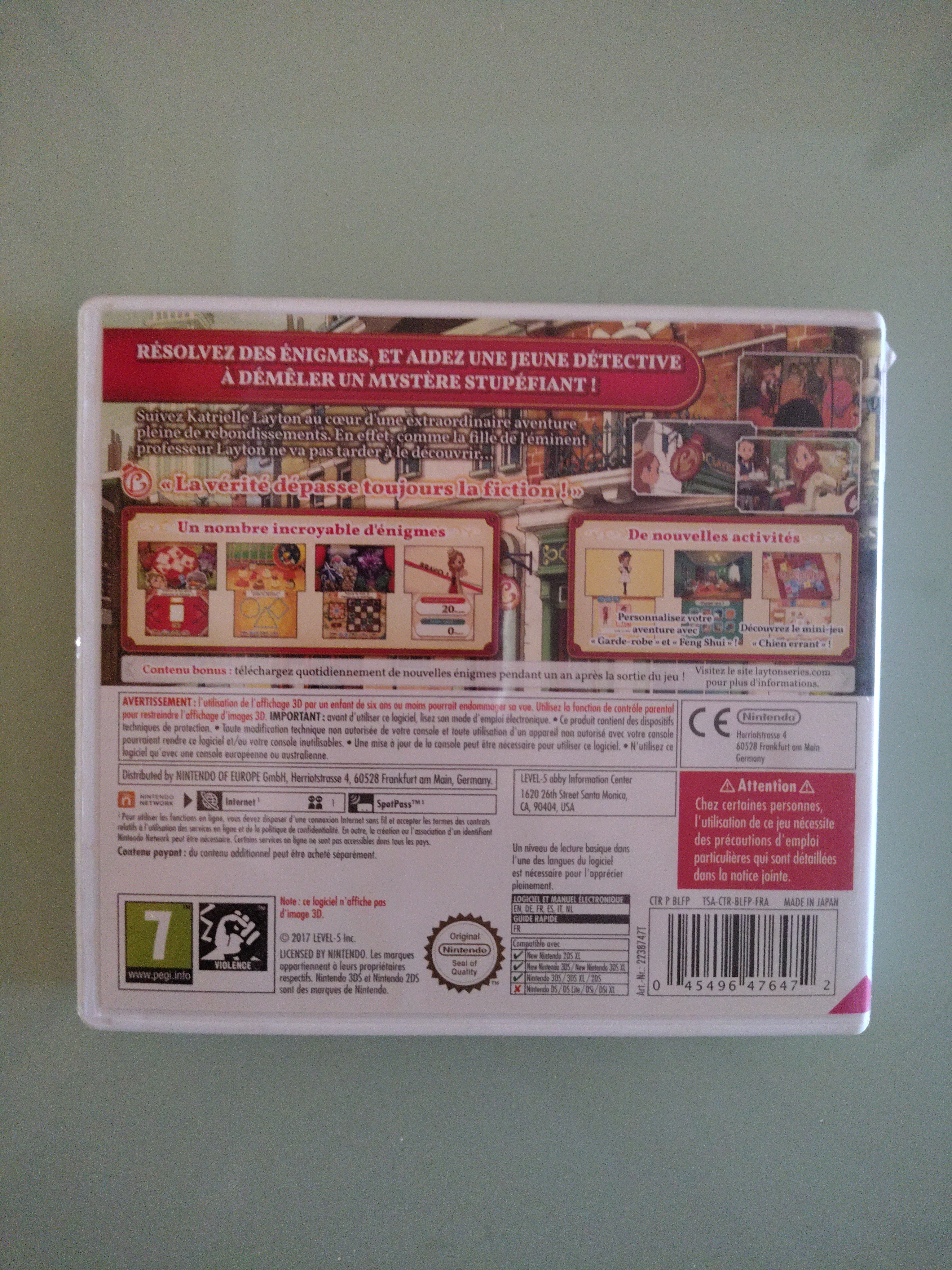 Layton’s Mystery Journey GIOCO 3DS VERSIONE PAL Multilingua