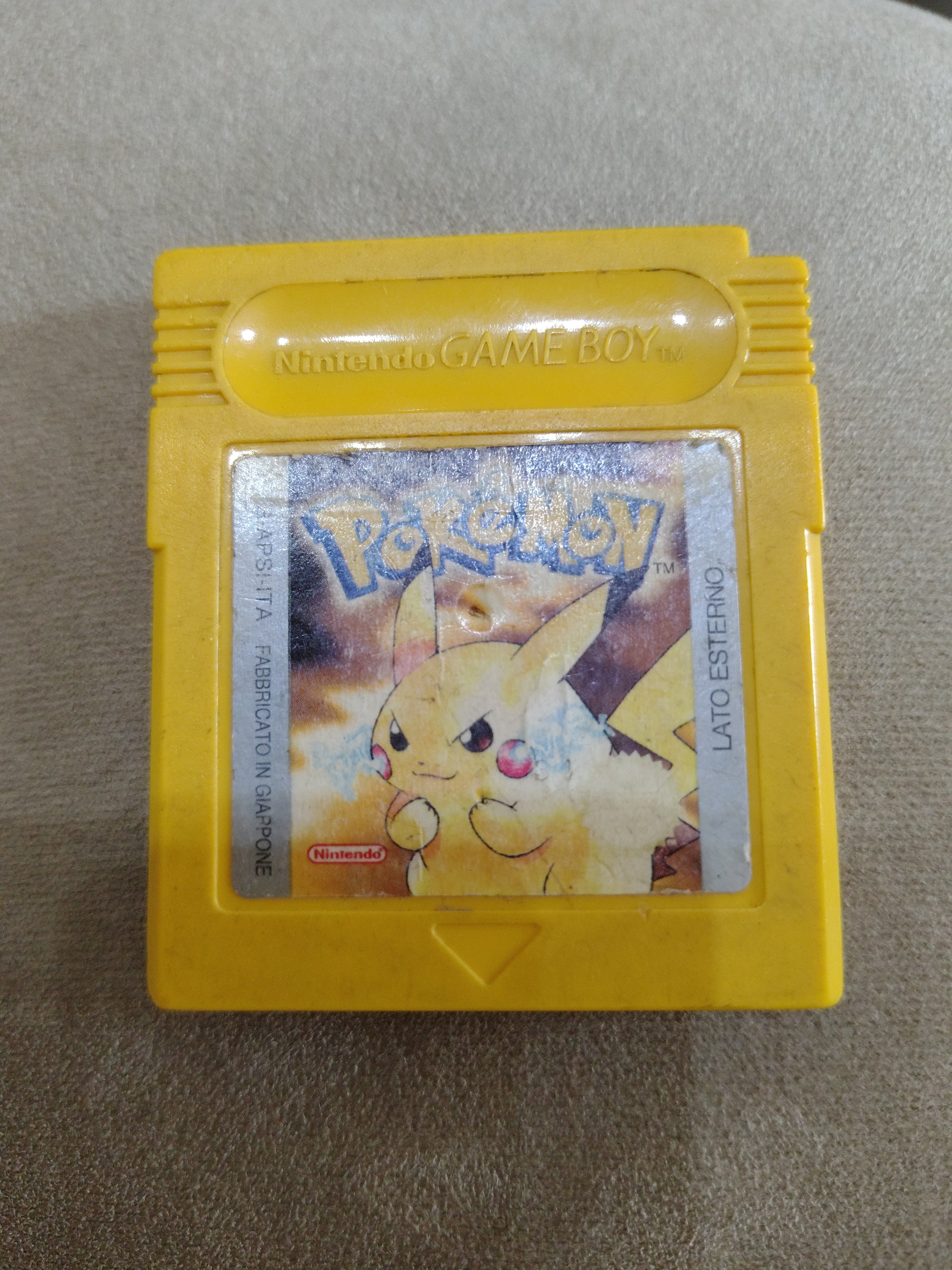Pokémon giallo originale 100%