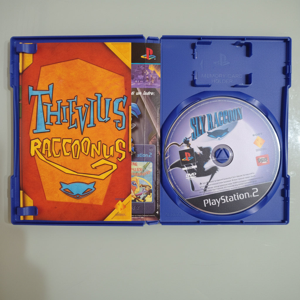 Sly Raccoon PS2 Sony Playstation 2 PAL ITA gioco usato italiano COMPLETO