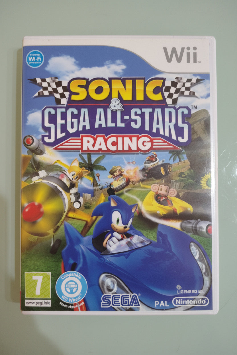 Sonic & Sega All-Stars Racing (Nintendo Wii, 2010) PAL multilingue
