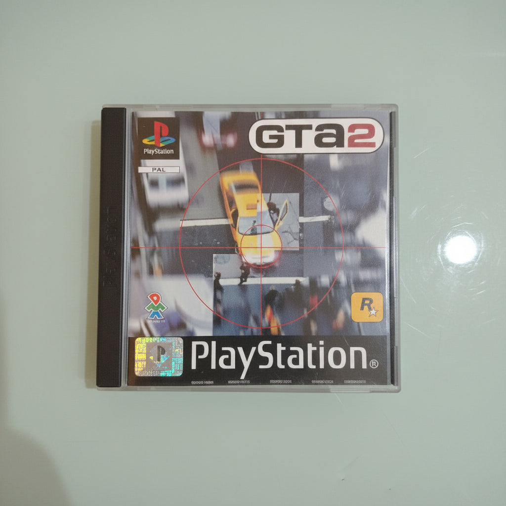 GTA 2 - Grand Theft Auto 2 (Sony PlayStation 1, PS1 1999) Inc manuale e mappa