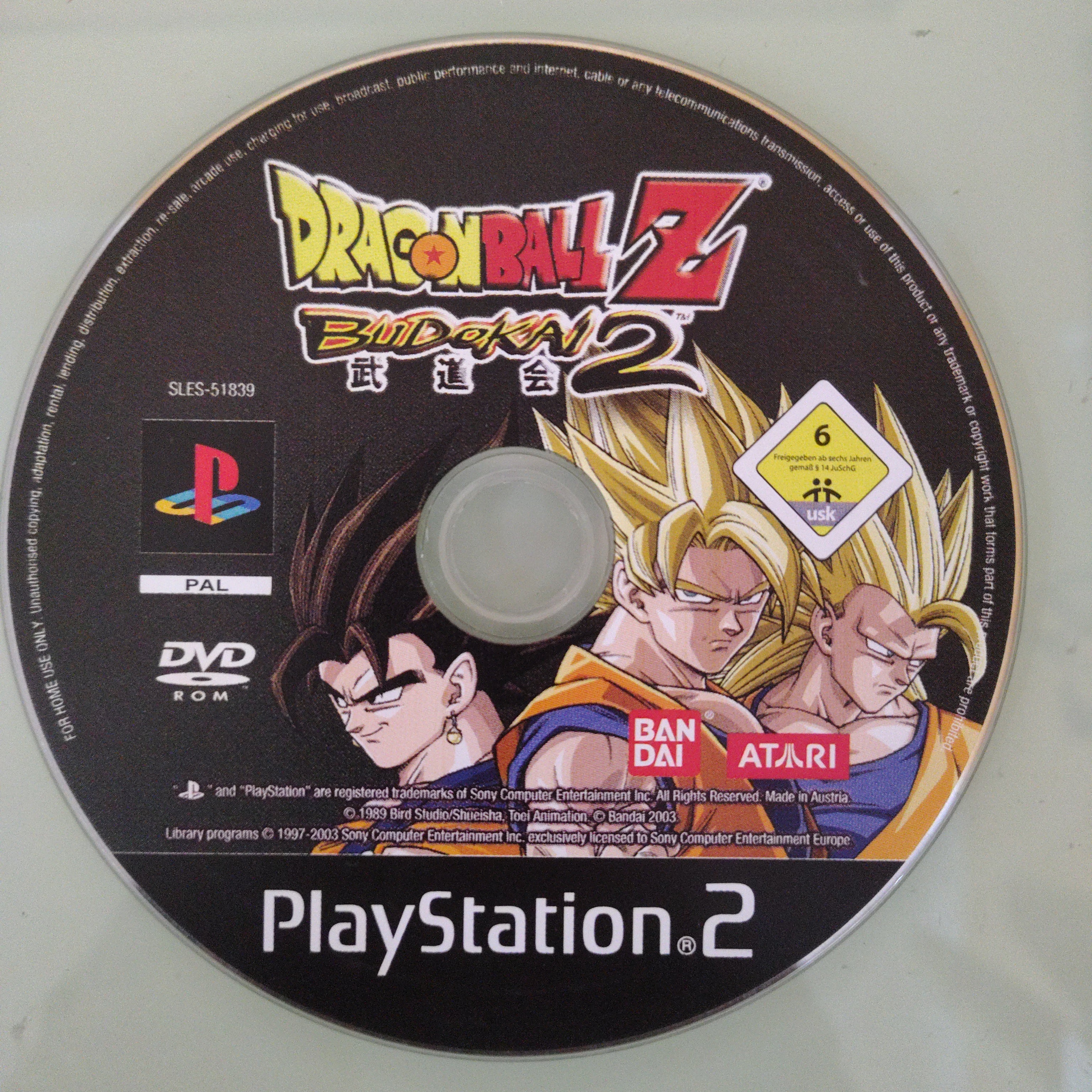 DRAGON BALL Z BUDOKAI TENKAICHI 2 ( solo disco )