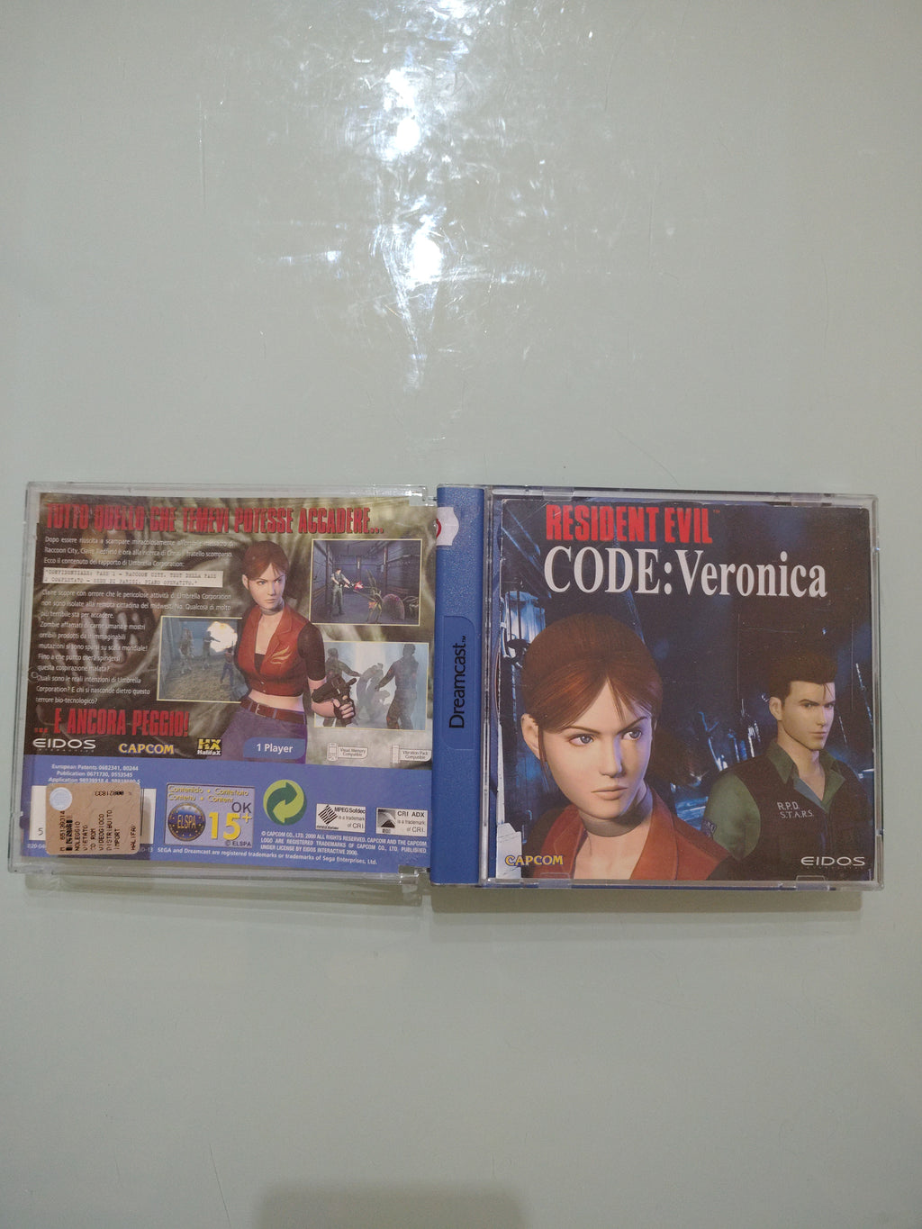 Sega Dreamcast Resident Evil Code Veronica completo..raro
