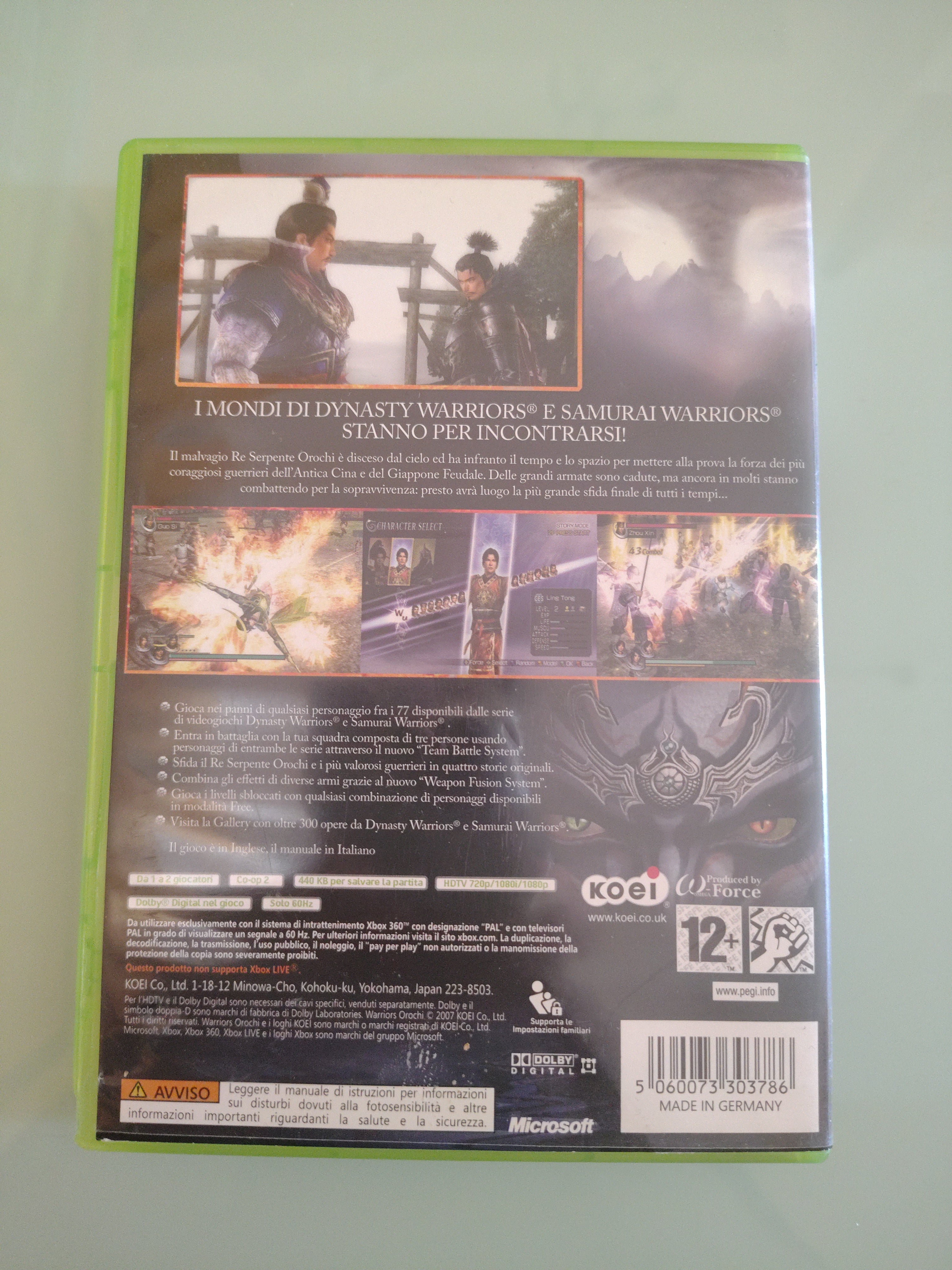 Warriors orochi PAL ita