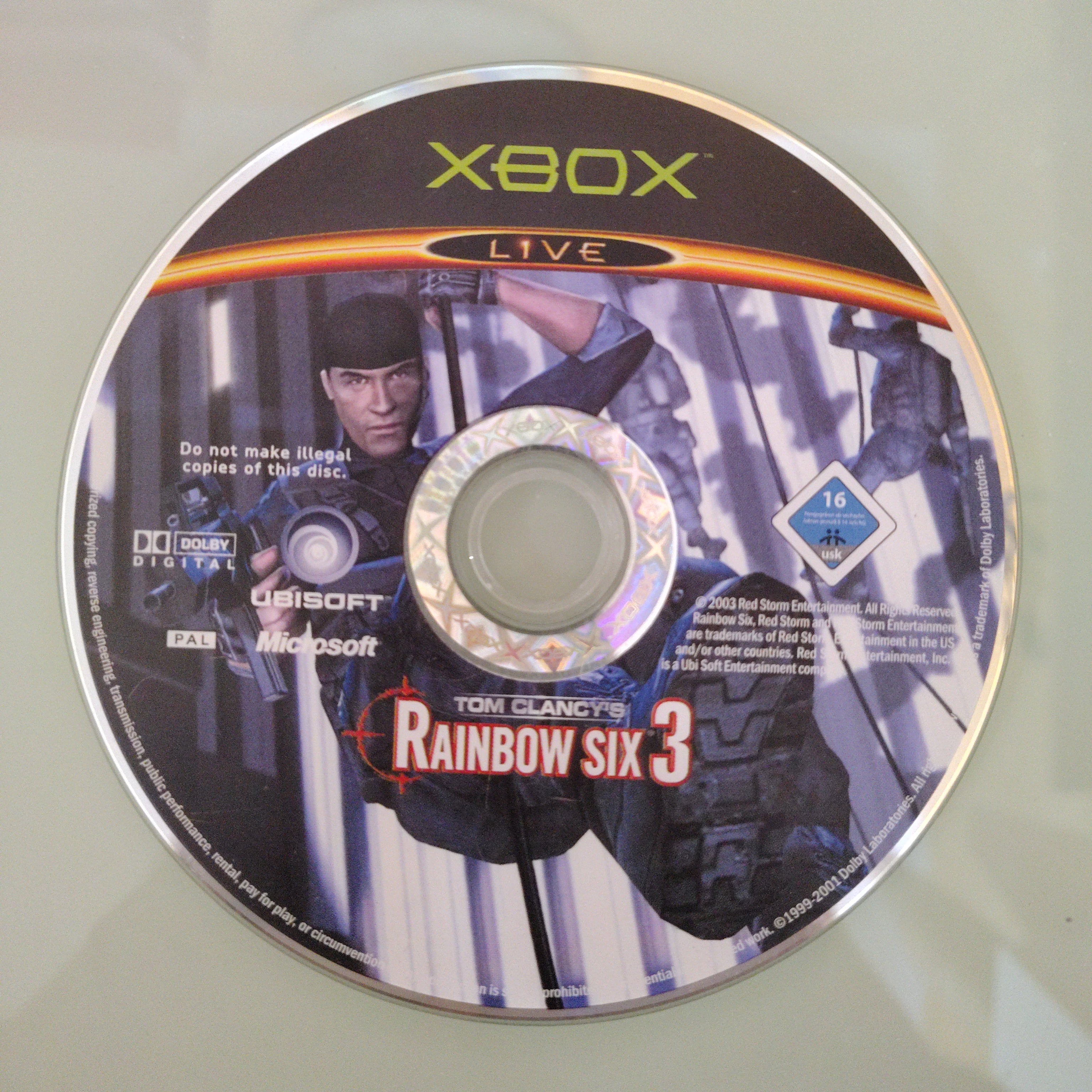 Rainbow Six 3 ( solo disco)