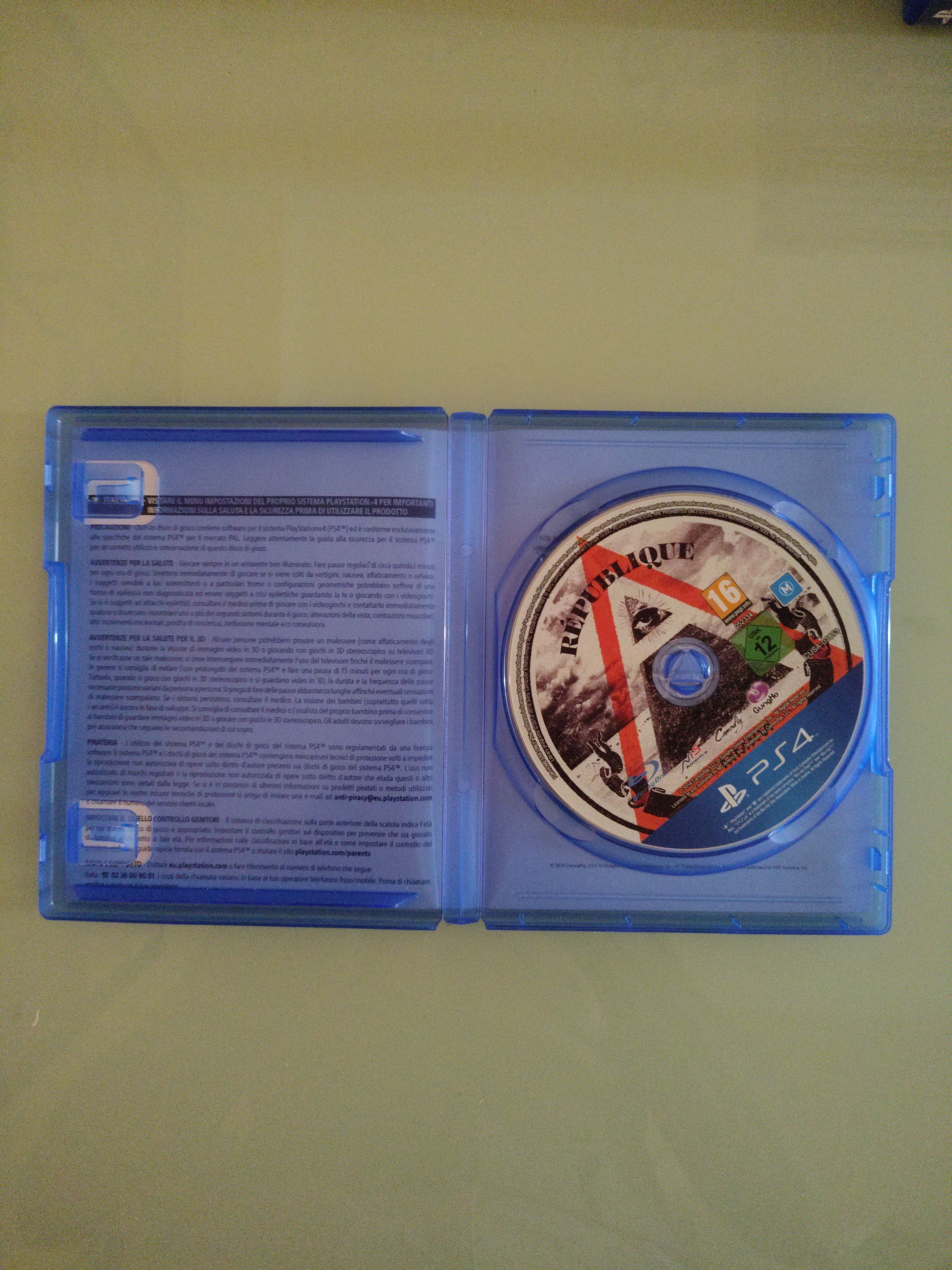 REPUBLIQUE  PS4  USATO FUNZIONANTE