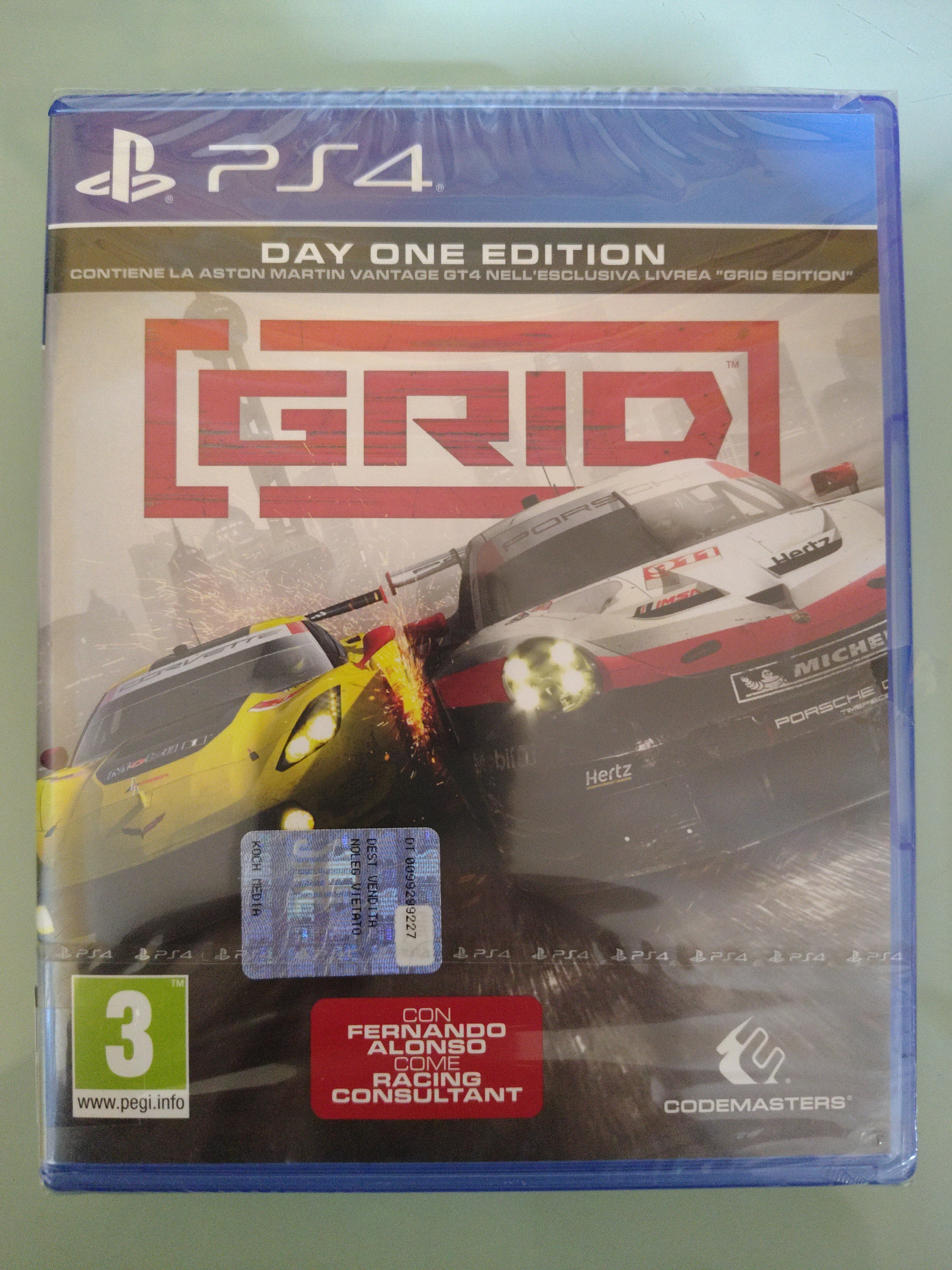 Grid Sony Day One Edition + libretto ITA Prima stampa Fuori Catalogo raro