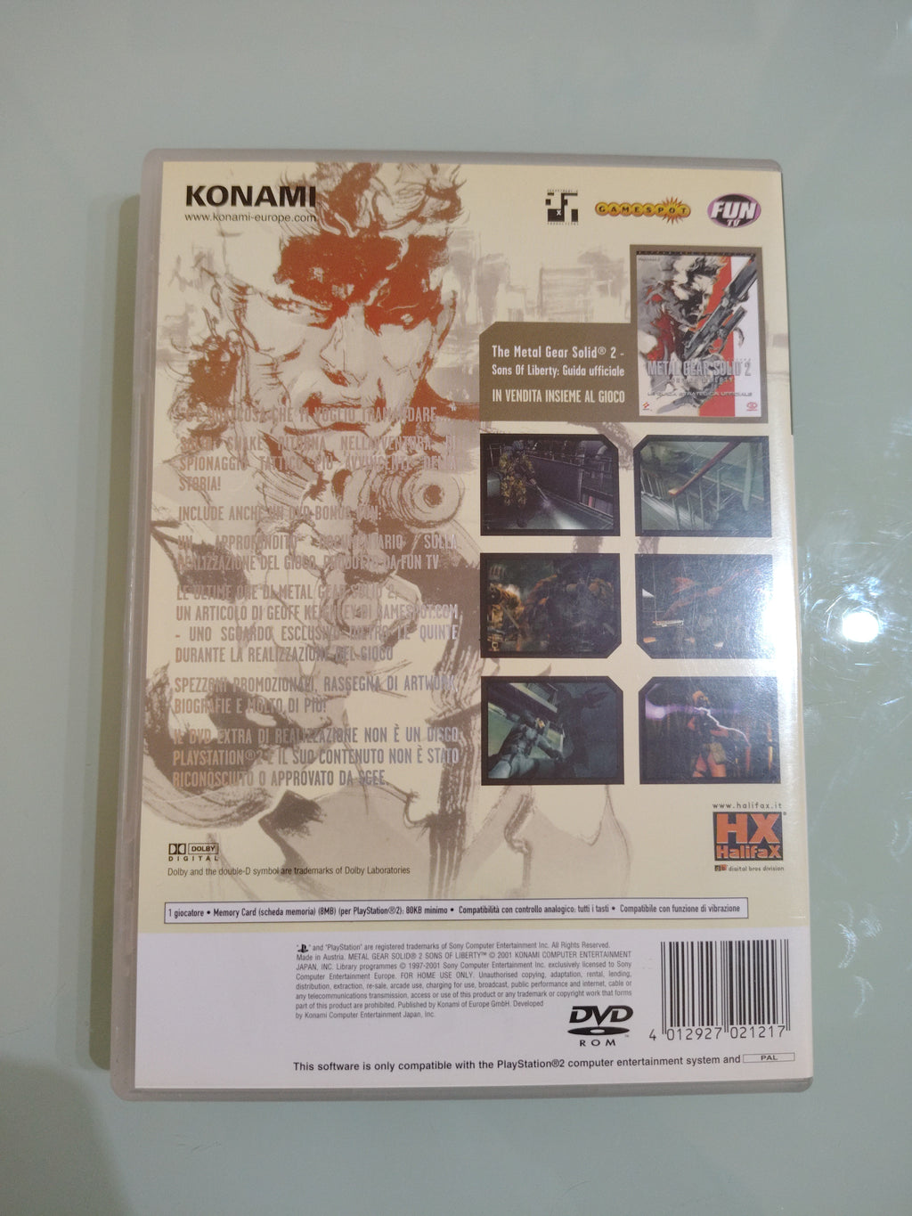 METAL GEAR SOLID 2 SONS OF LIBERTY
