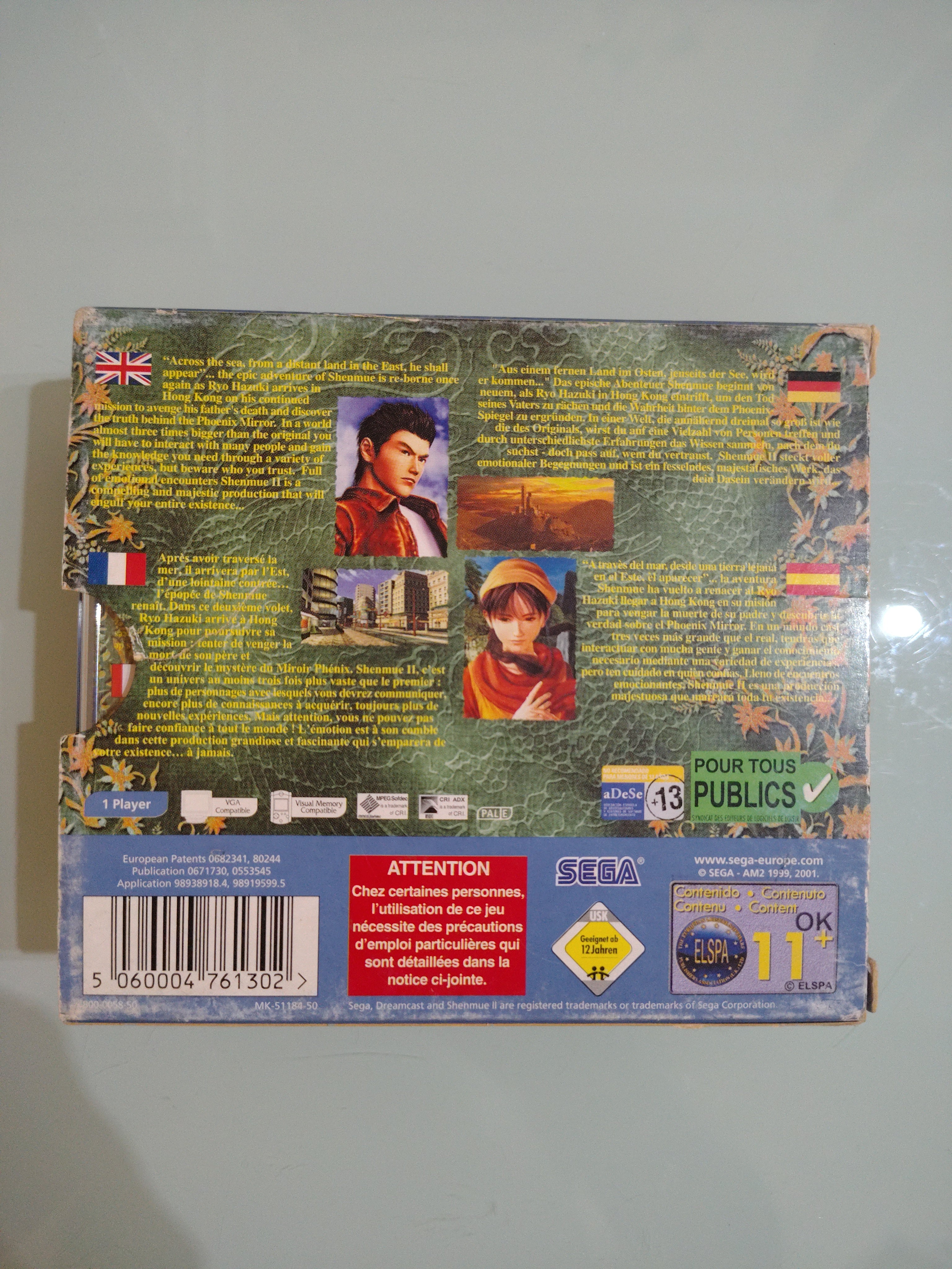 SHENMUE II ( PAL ) DREAMCAST