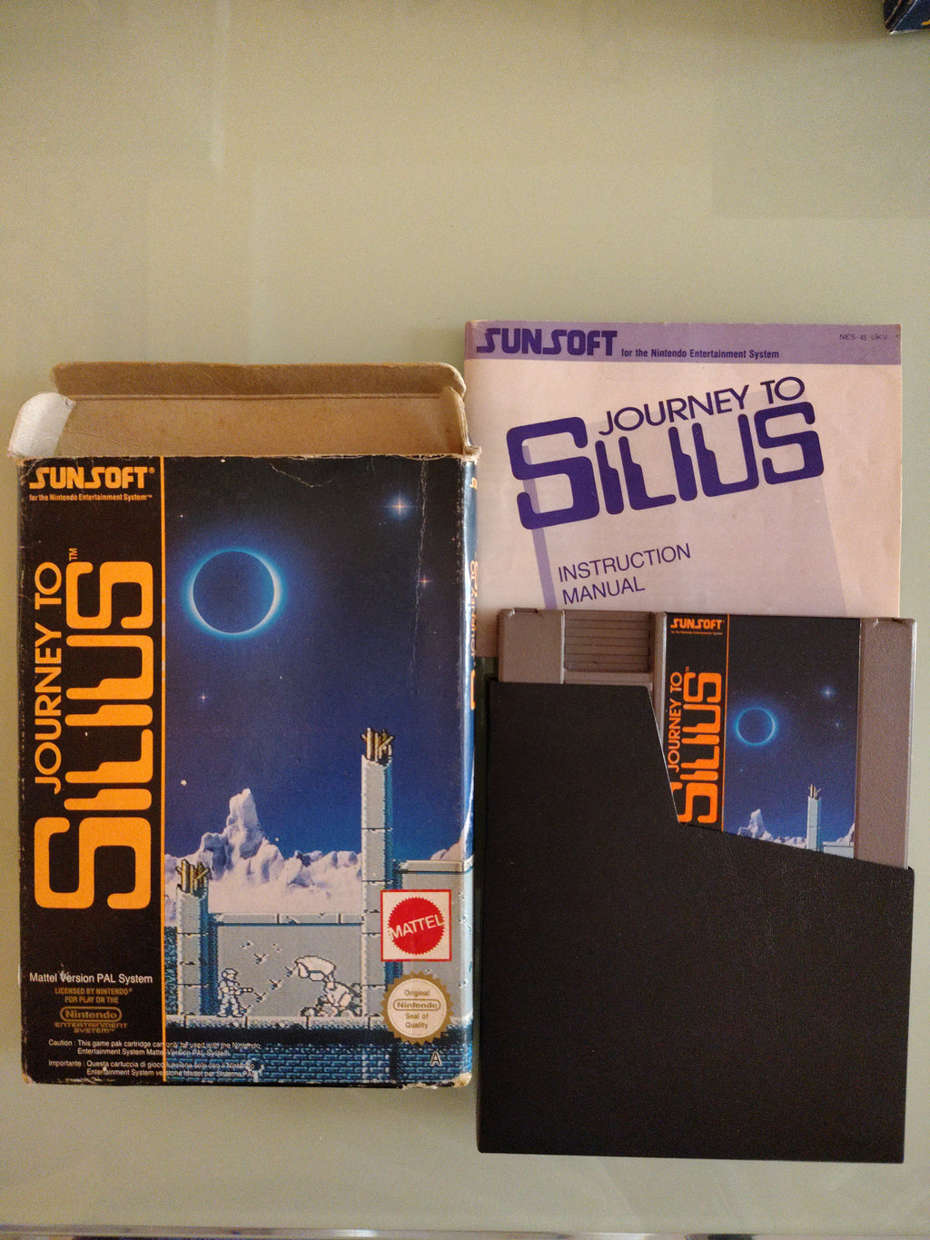 Viaggio a Silius Completo CIB Nintendo NES Videogioco Retrò