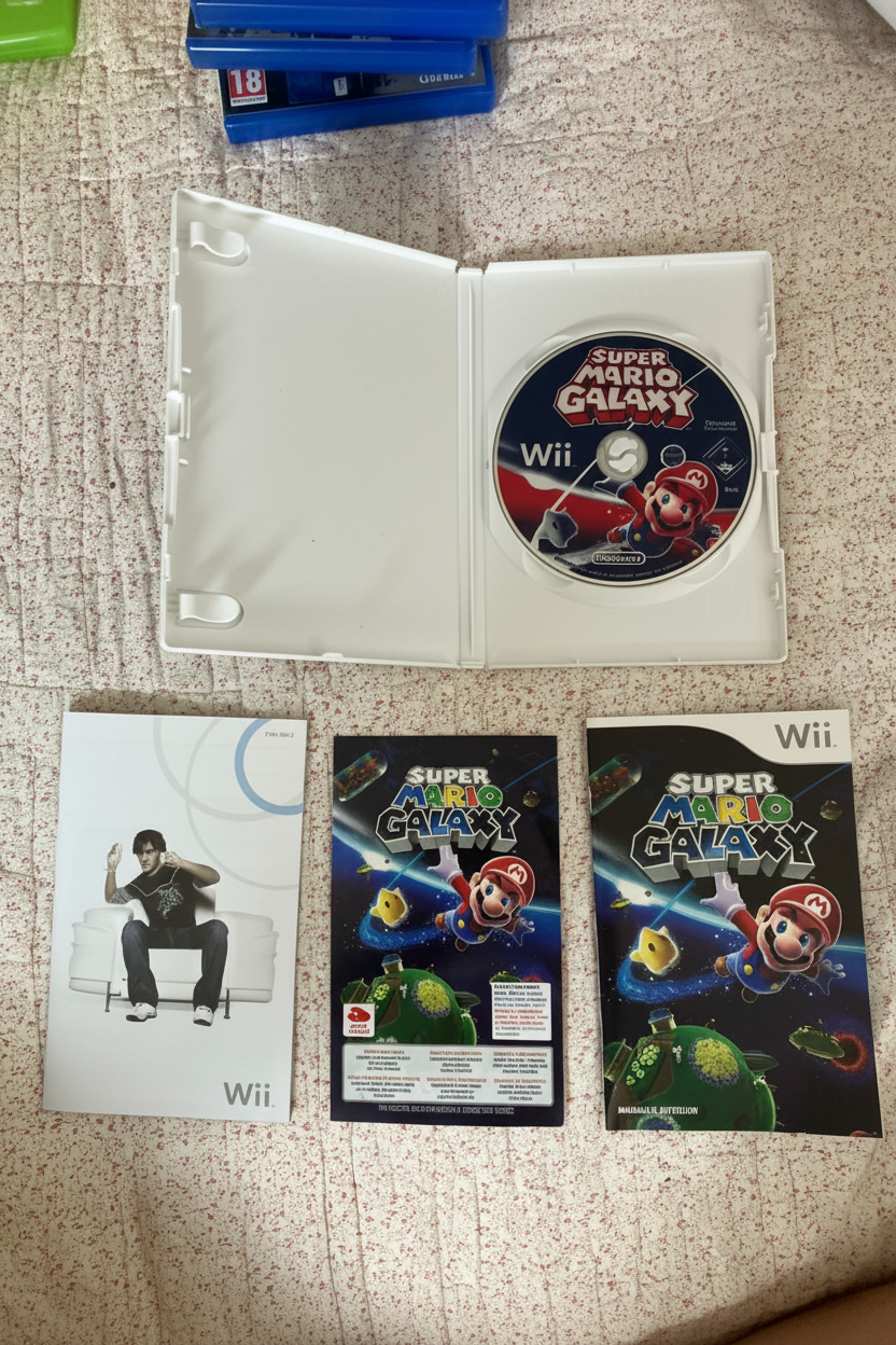 SUPER MARIO GALAXY GIOCO USATO OTTIMO  NINTENDO Wii EDIZIONE PAL