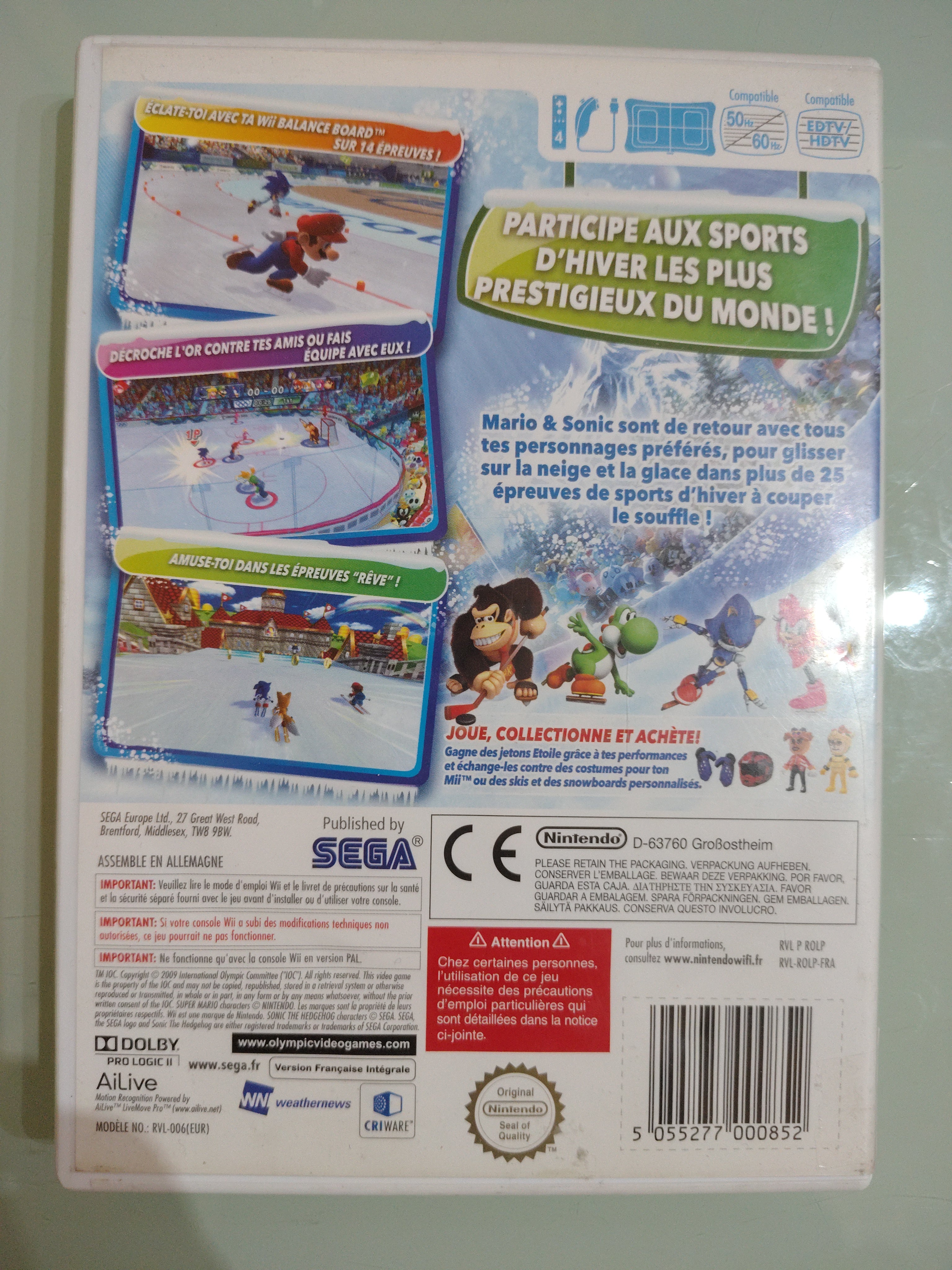 Mario & Sonic ai Giochi Olimpici Invernali  Nintendo WII  PAL