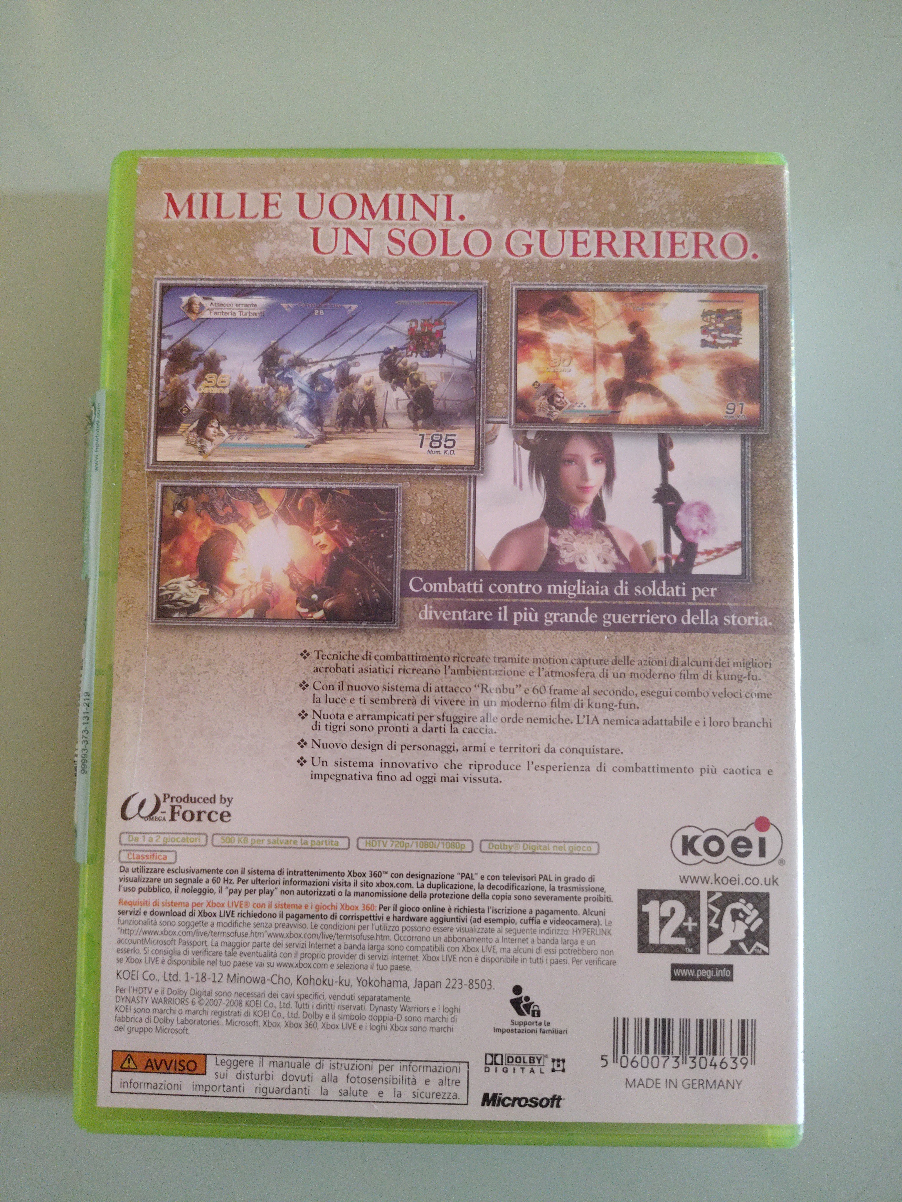 Dynasty warriors 6 PAL ita