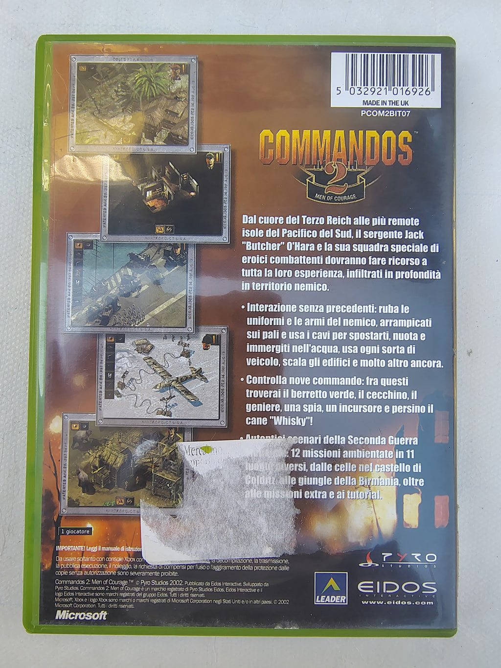 COMMANDOS 2 MEN OF COURAGE