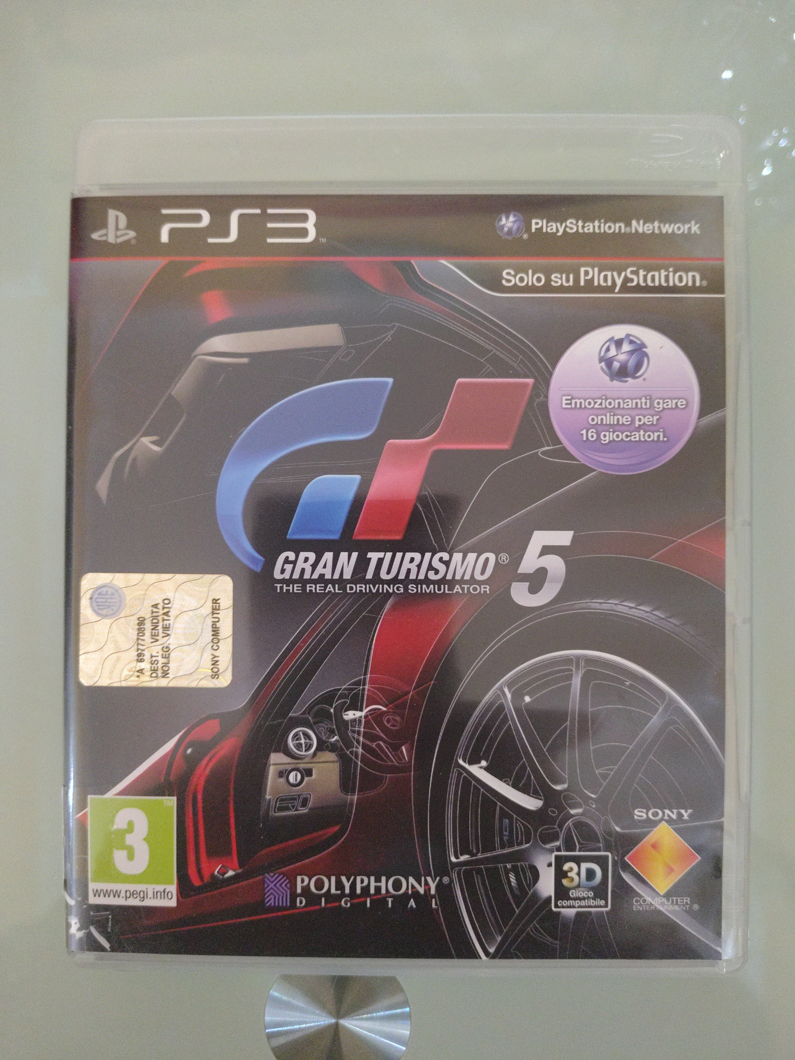 GRAN TURISMO 5  PRIMA STAMPA PAL ITALIANO