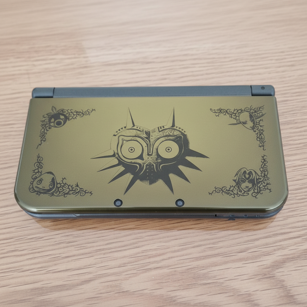 nintendo new 3ds xl zelda majora  s mask 3d