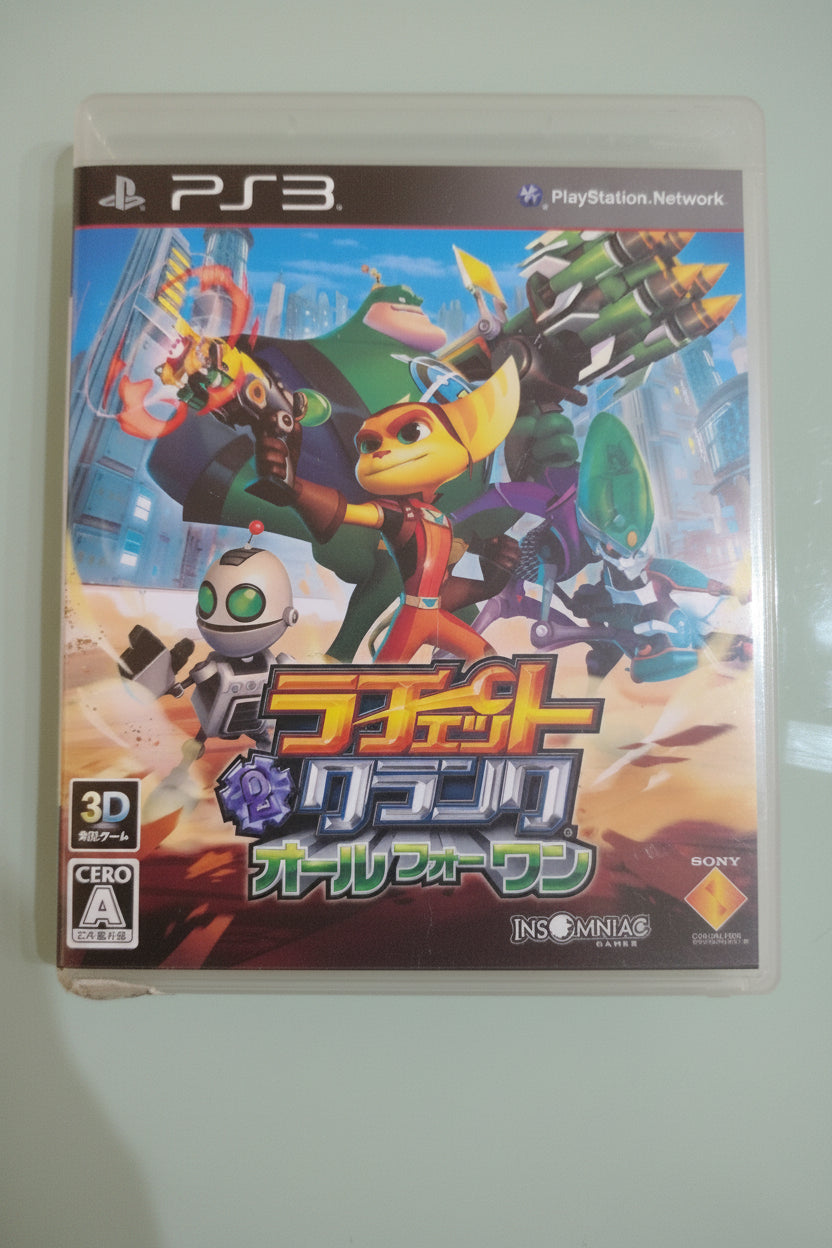 USED PS3 Ratchet & Clank: All 4 One Japanese ver