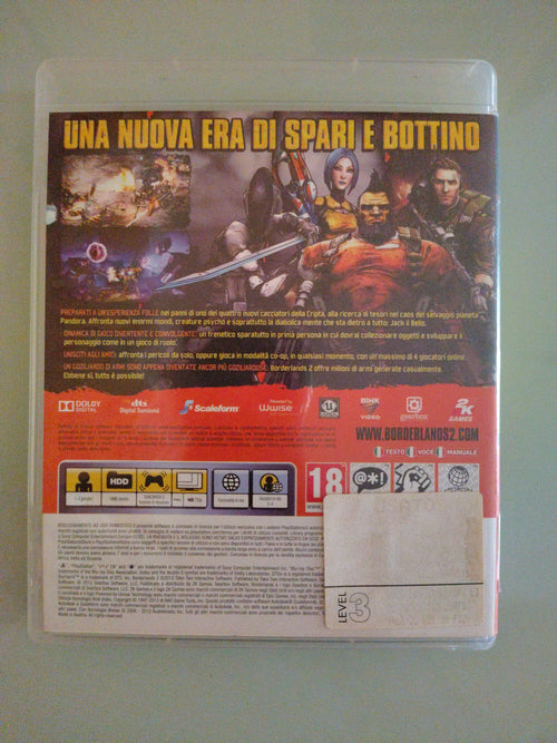 Bordelands 2 - Ps3 Pal ITA usato no edizione cartonata