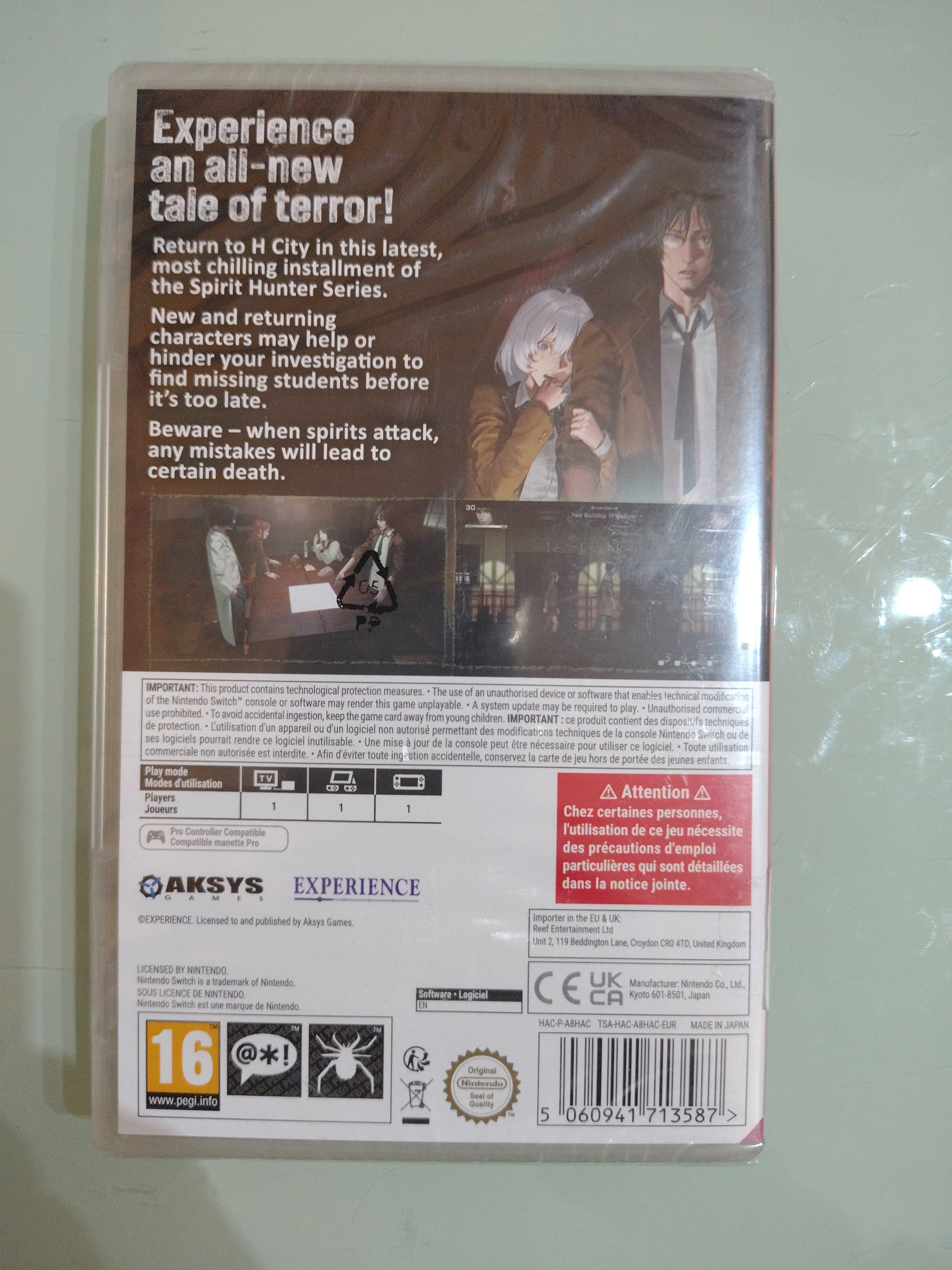 Spirit Hunter Volume 3 Death Mark II (2) (Nintendo Switch) NUOVO DI ZECCA
