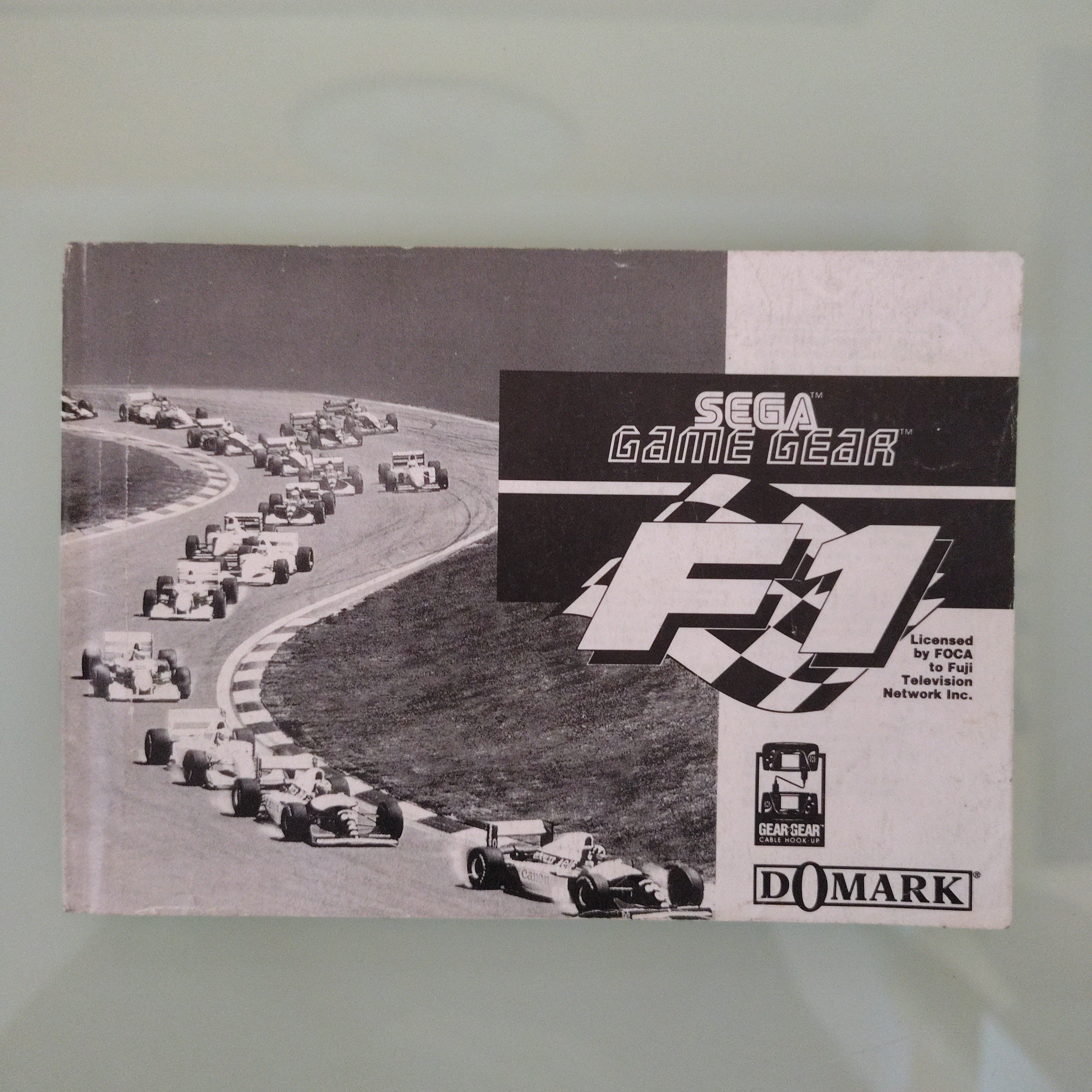 F1 (Formula 1) | Sega Game Gear, ( manuale )