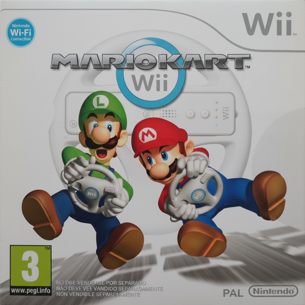 Console Nintendo Wii Super Mario Kart Edition Videogame Game Gioco Completa ( legge giochi game cube)