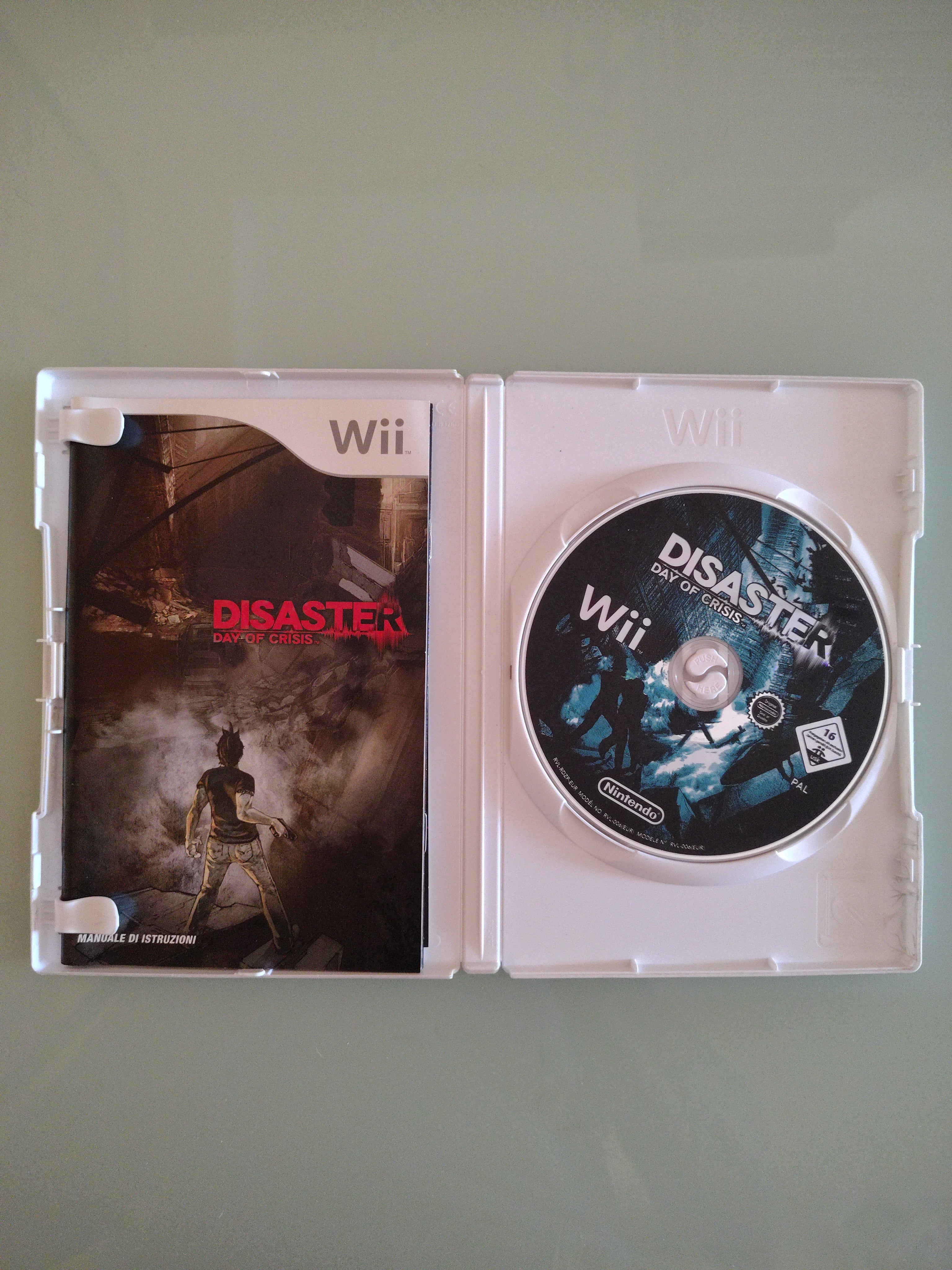 Disaster Day of Crisis NINTENDO WII EDIZIONE ITALIANA 1° stampa