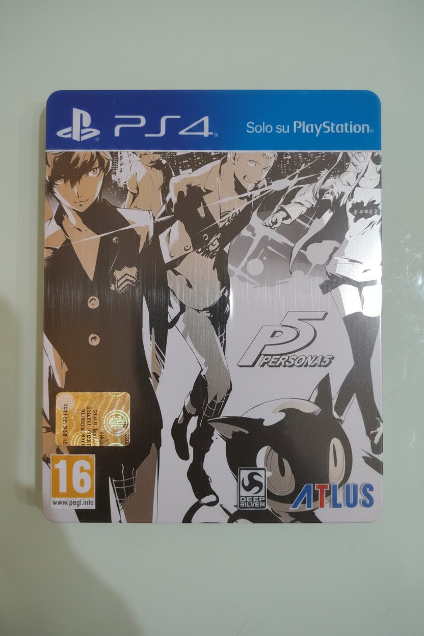 PERSONA 5 - PlayStation 4 - nuovo - EDIZIONE STEELBOOK