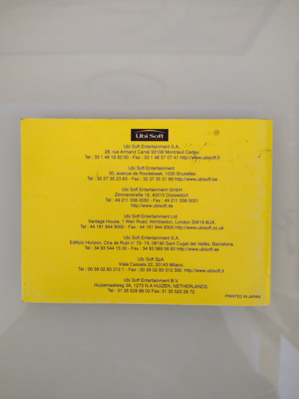 Hexcite - Libretto Istruzioni PAL/EUR Nintendo GameBoy Color SOLO MANUALE