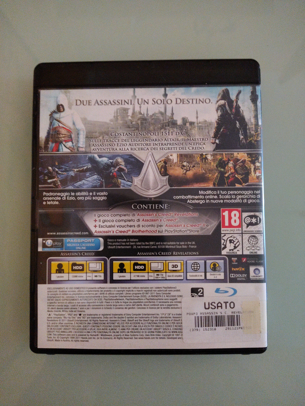 ASSASSIN'S CREED REVELATIONS  PLAYSTATION 3 ITALIANO  1*Stampa