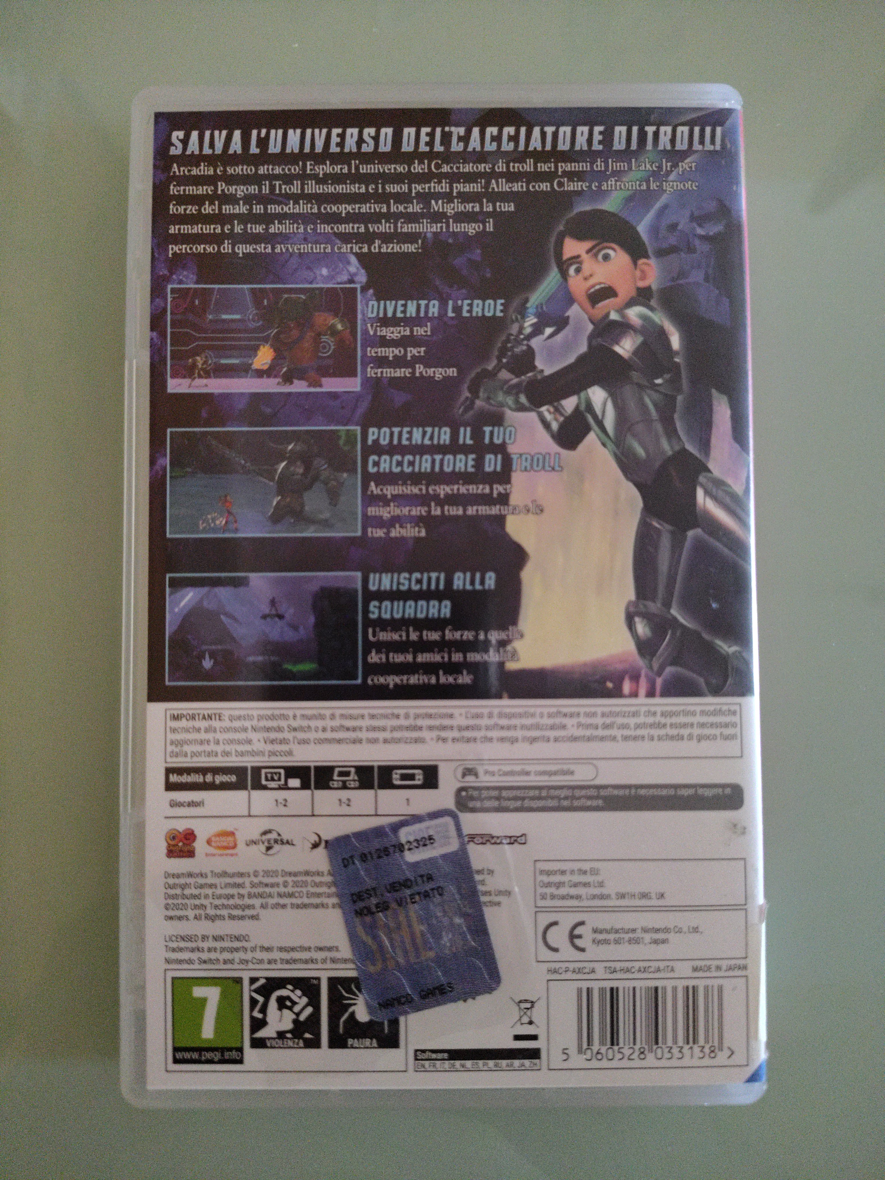 Nintendo Switch Trollhunter Arcadia's Guardian Korian