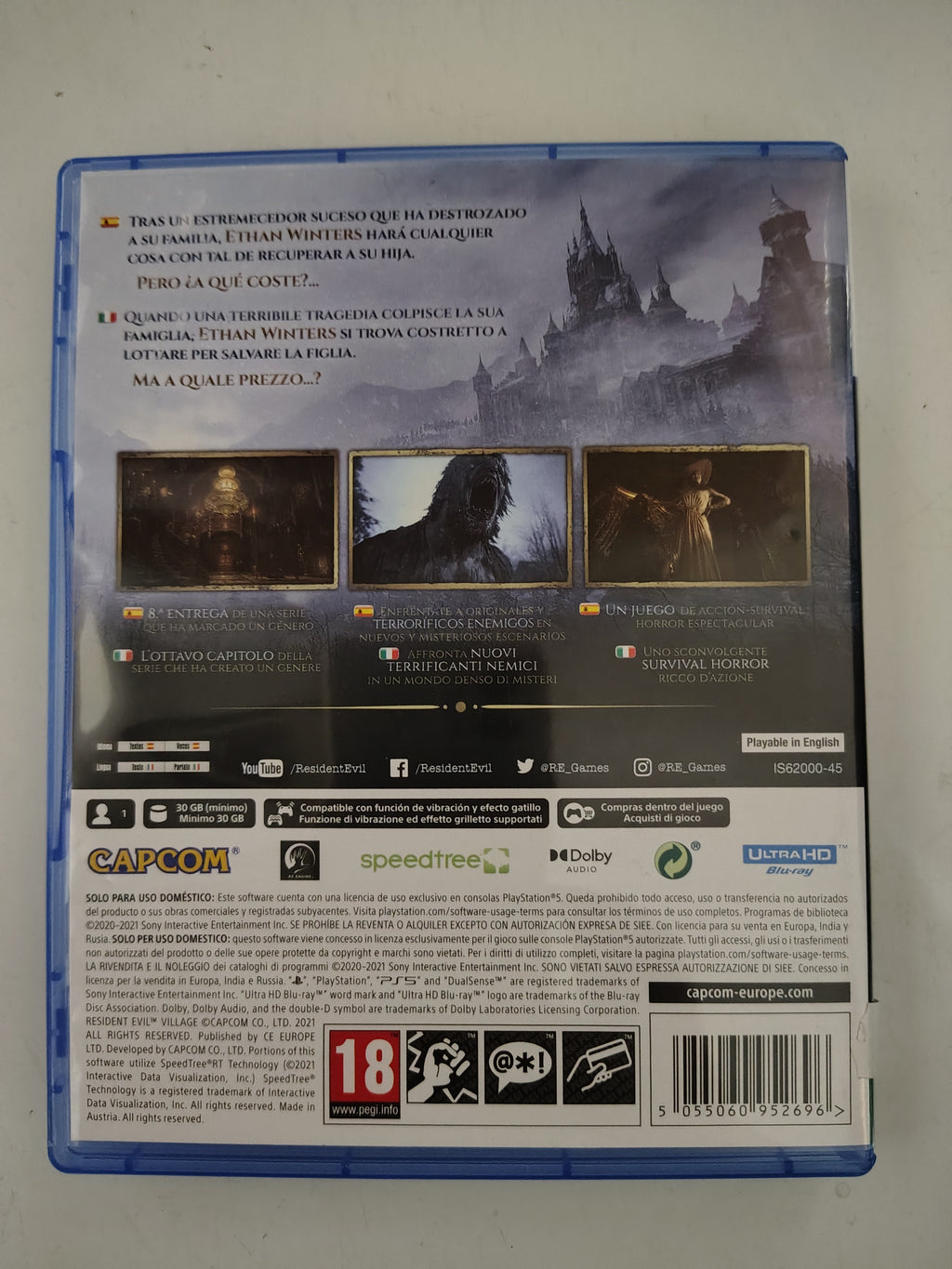 Village - Resident Evil 8 VIII - Sony Playstation 5 PS5 - PAL