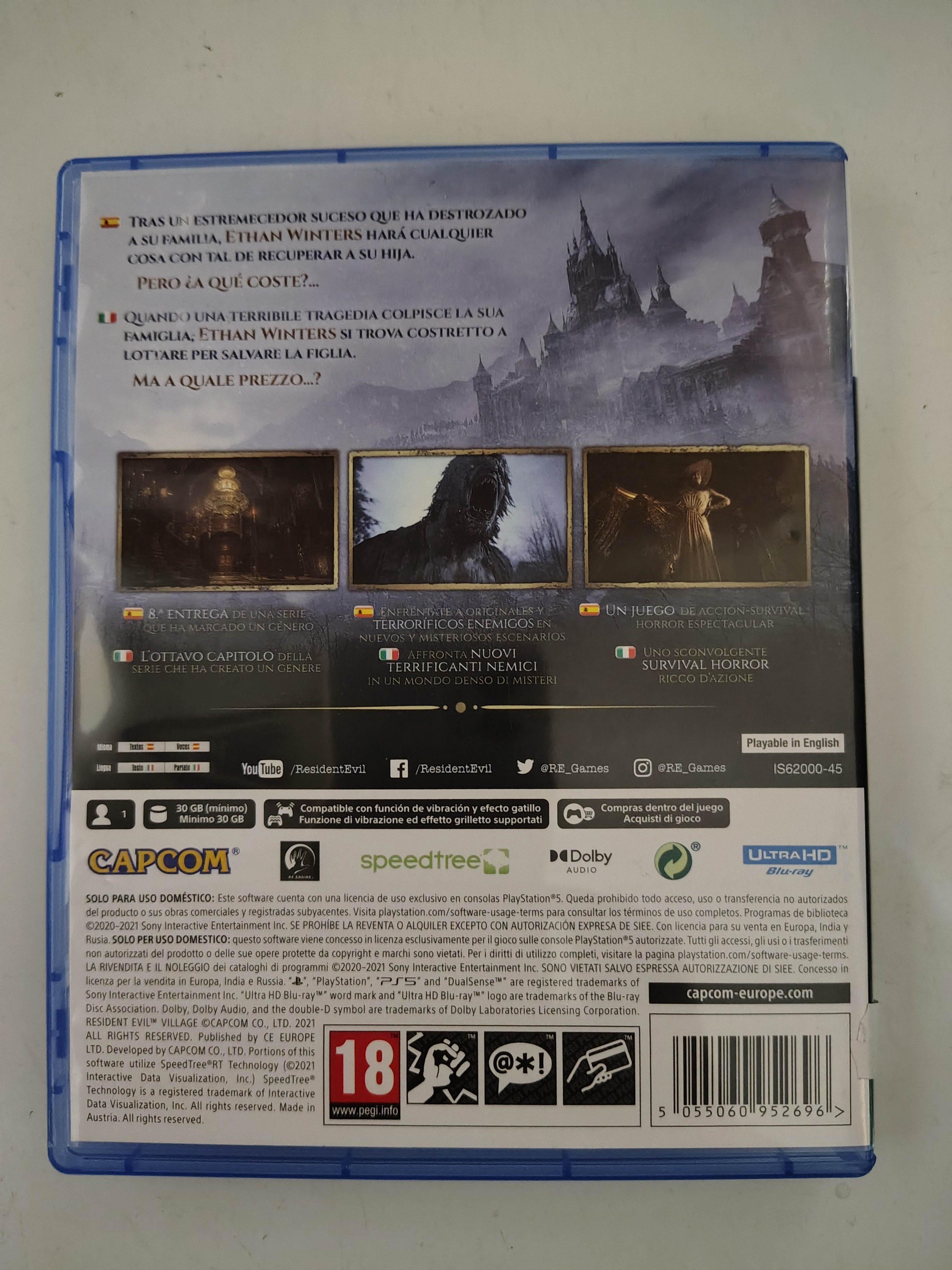 Village - Resident Evil 8 VIII - Sony Playstation 5 PS5 - PAL