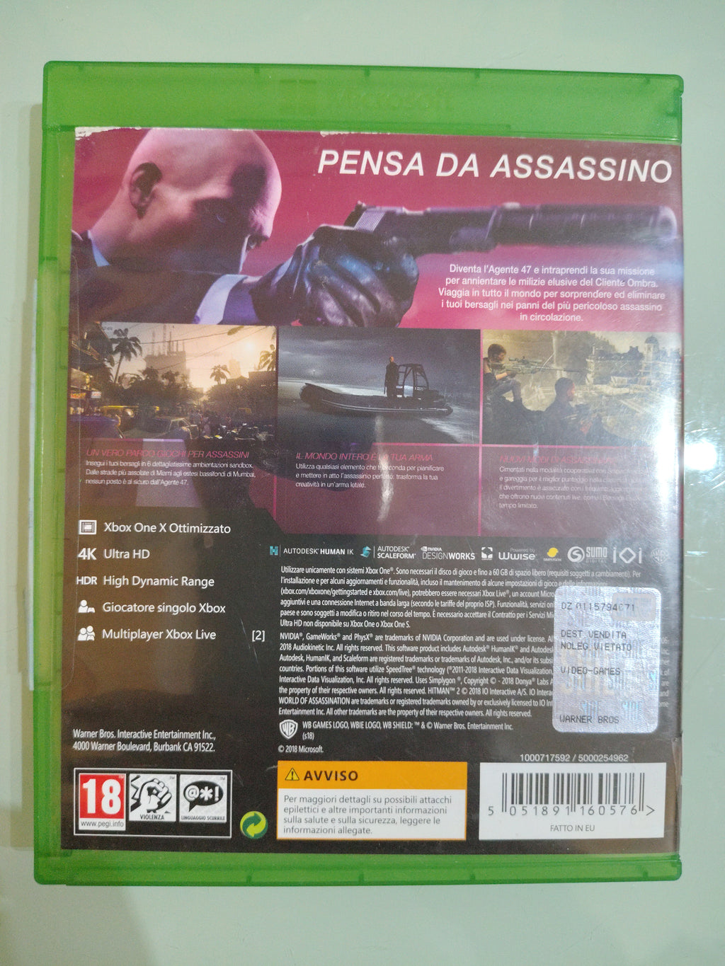HITMAN 2 - PAL ita