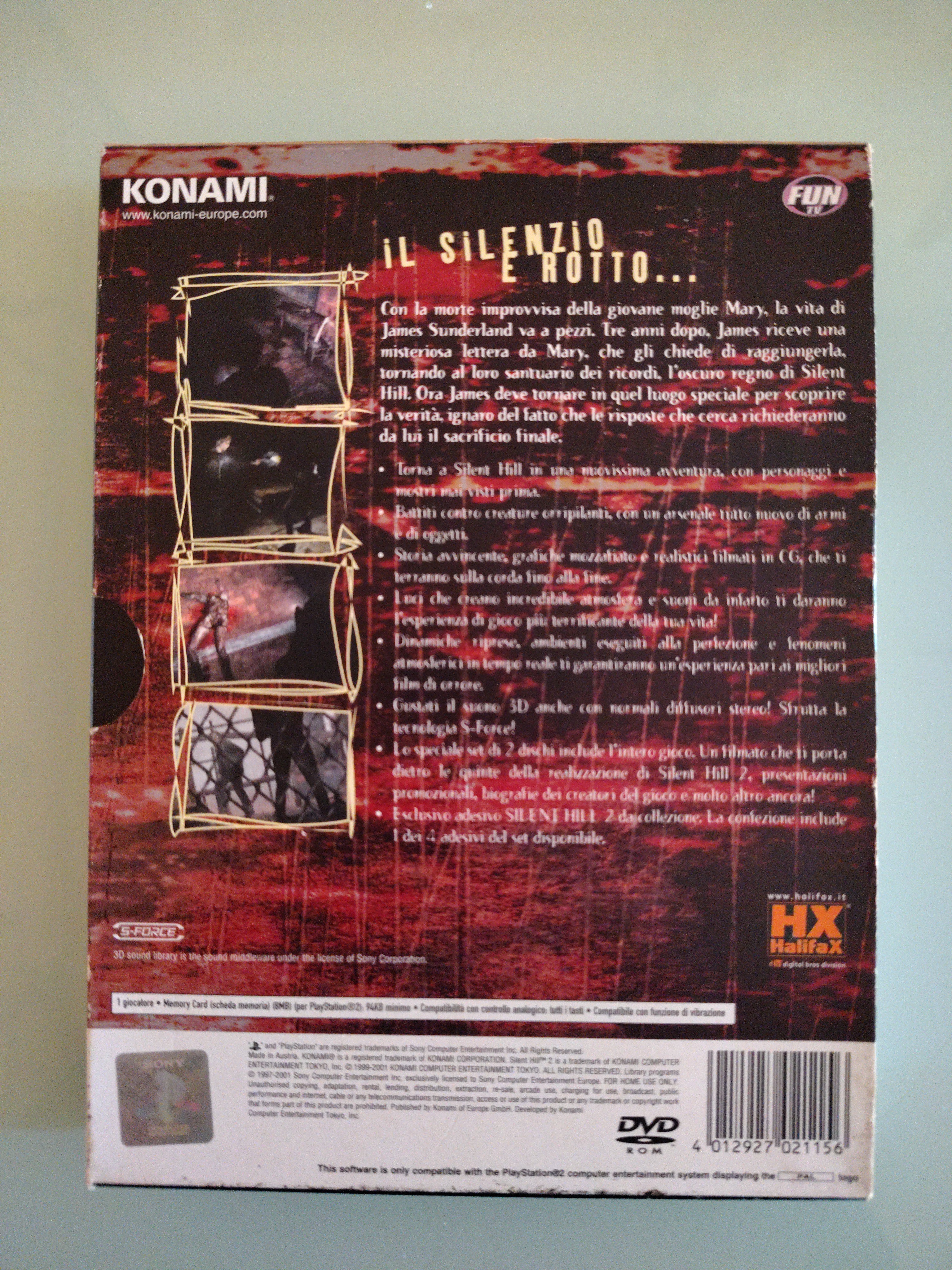 SILENT Hill 2 PAL ita