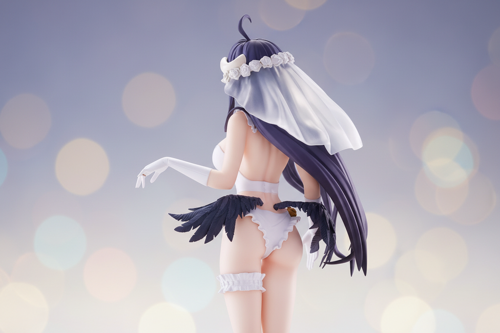 Figurina OVERLORD Albedo GLITTER & GLAMOURS - MATRIMONIO ver. - BANPRESTO Nuovo