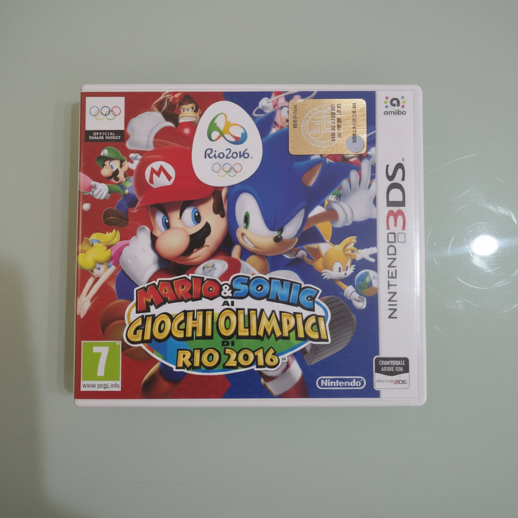 NINTENDO 3DS MARIO E SONIC AI GIOCHI OLIMPICI DI RIO 2016 COME NUOVO ITALIANO