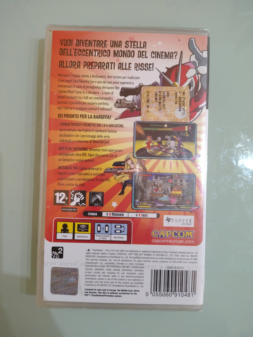 VIEWTIFUL JOE RED HOT RUMBLE PSP NUOVO