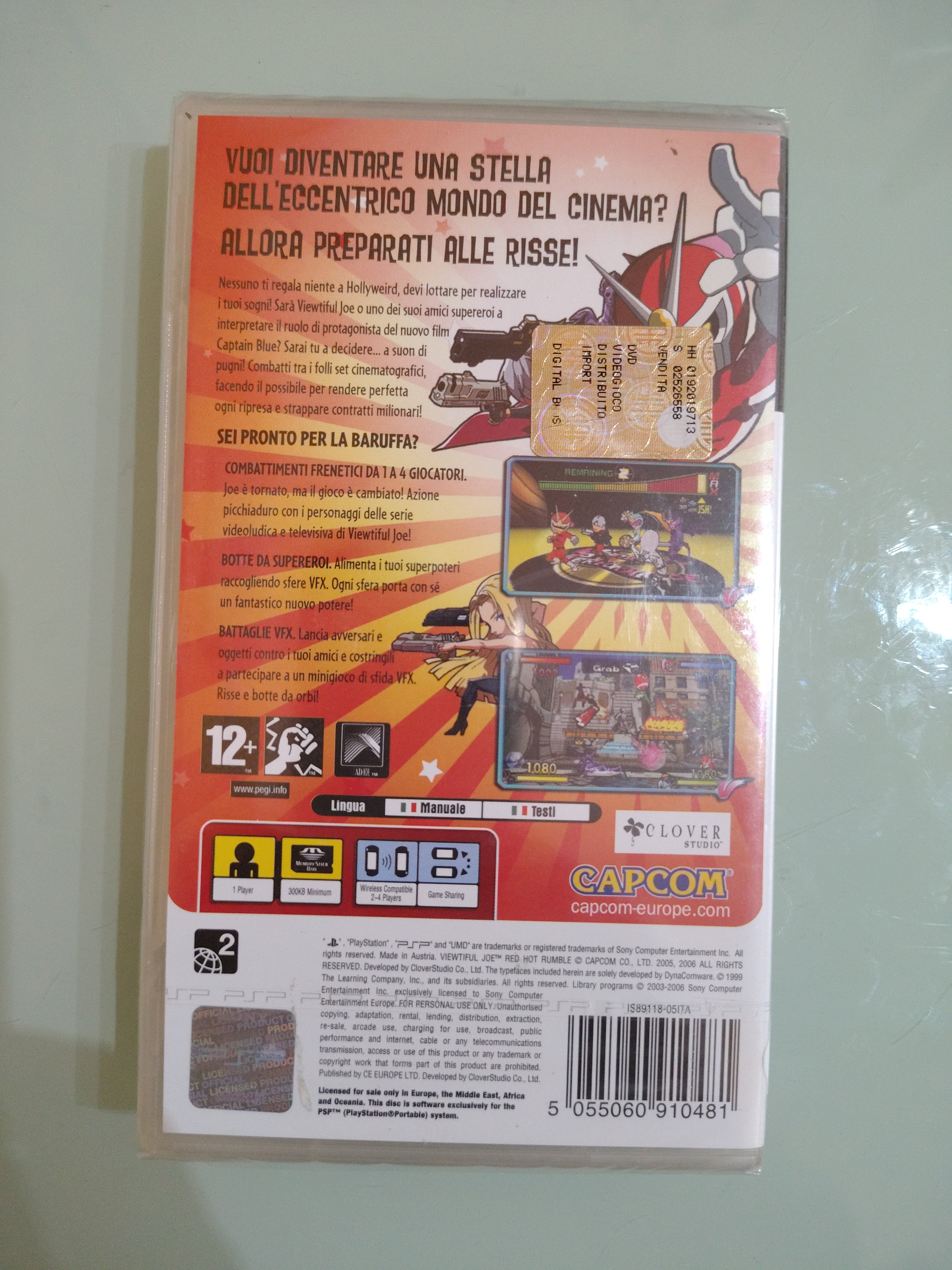 VIEWTIFUL JOE RED HOT RUMBLE PSP NUOVO