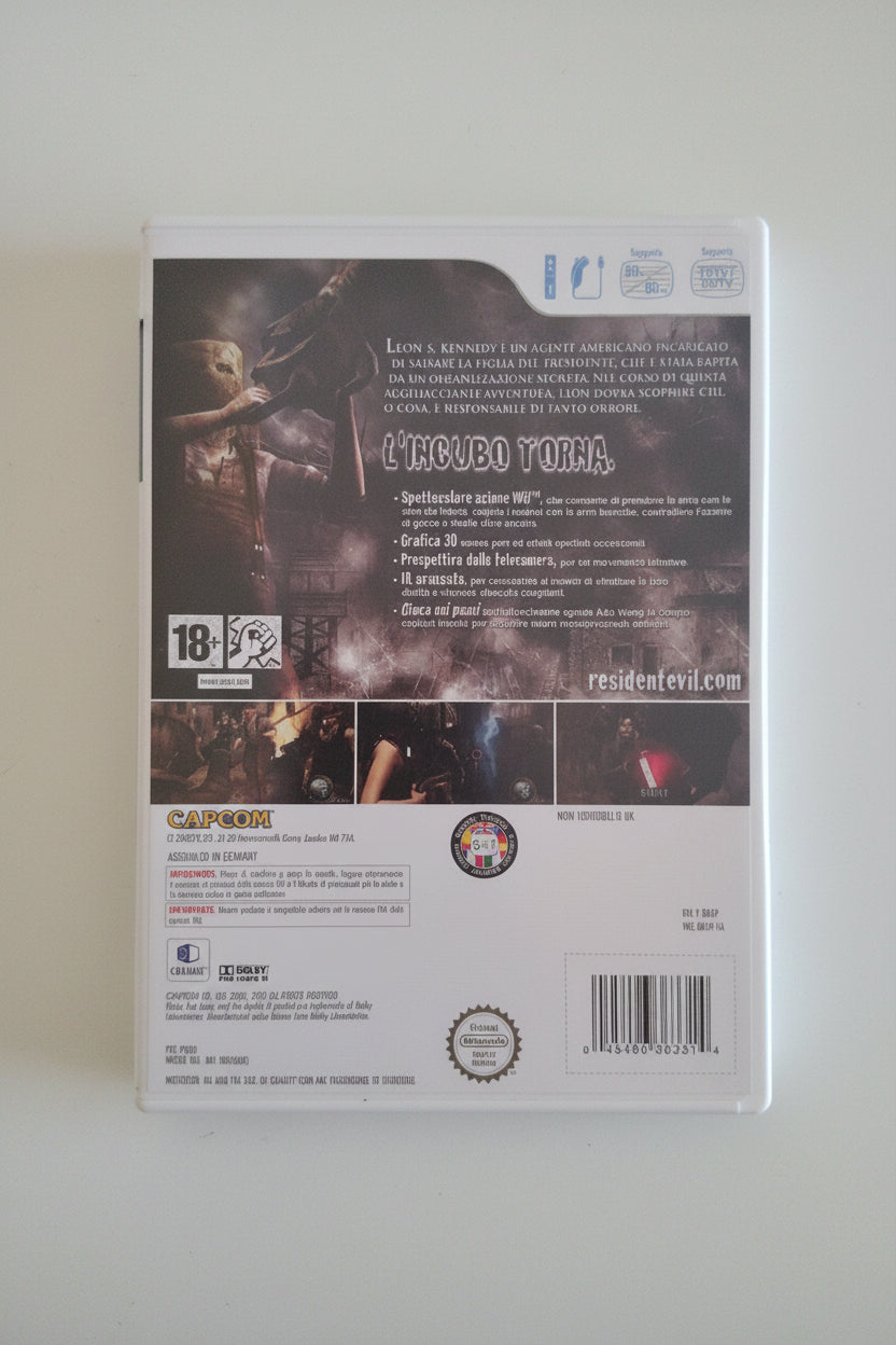 RESIDENT EVIL 4 Wii Edition CAPCOM USATO OTTIMO NINTENDO Wii ITALY PAL ITA