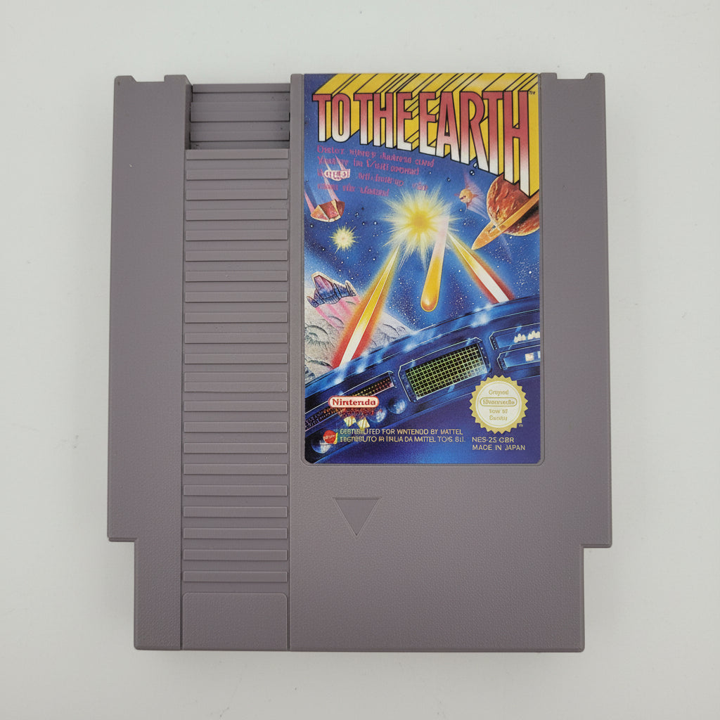 TO THE EARTH NINTENDO NES PAL A MATTEL