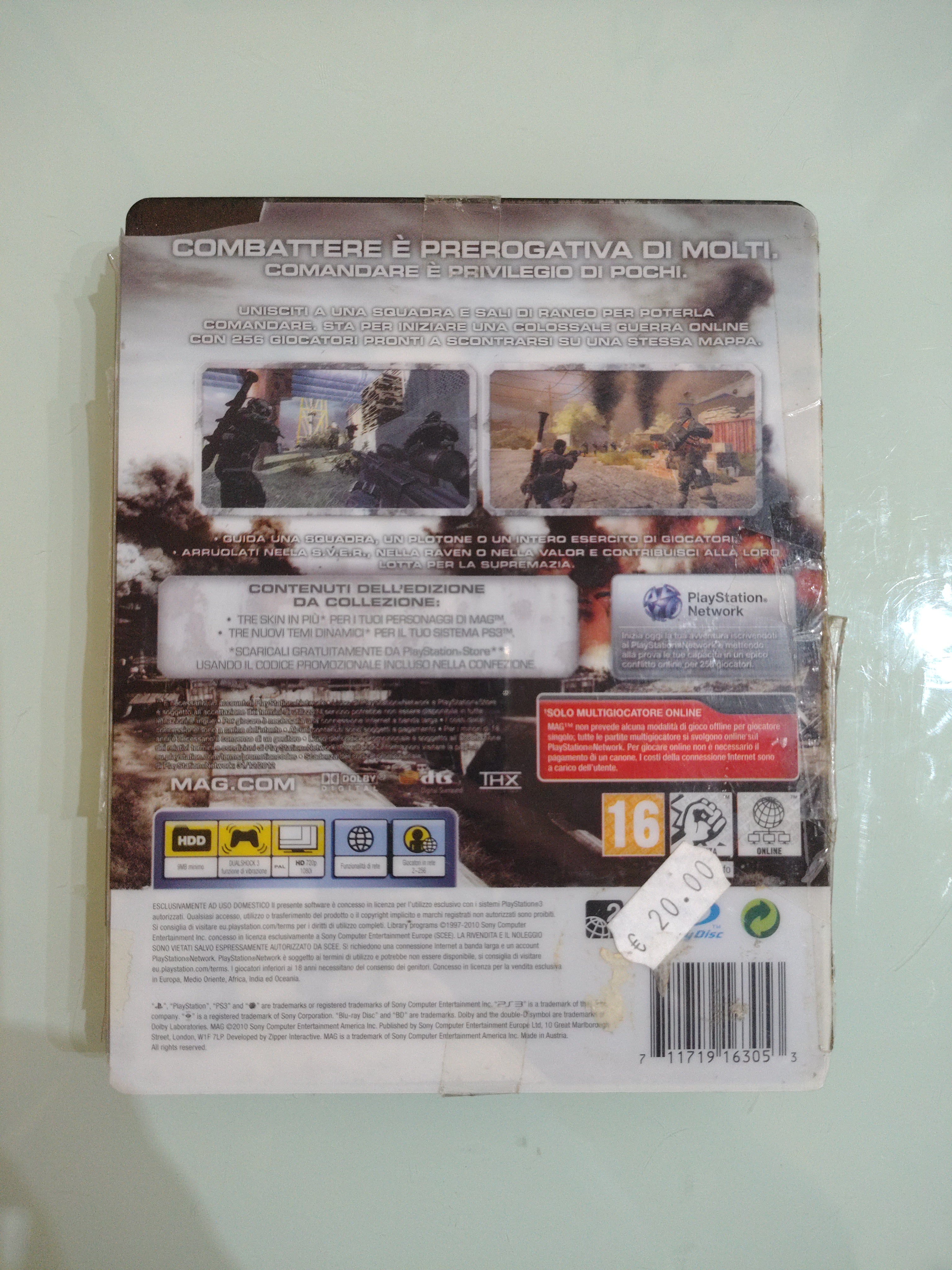 MAG EDIZIONE DA COLLEZIONE - SONY PS3 PAL ITALIANO