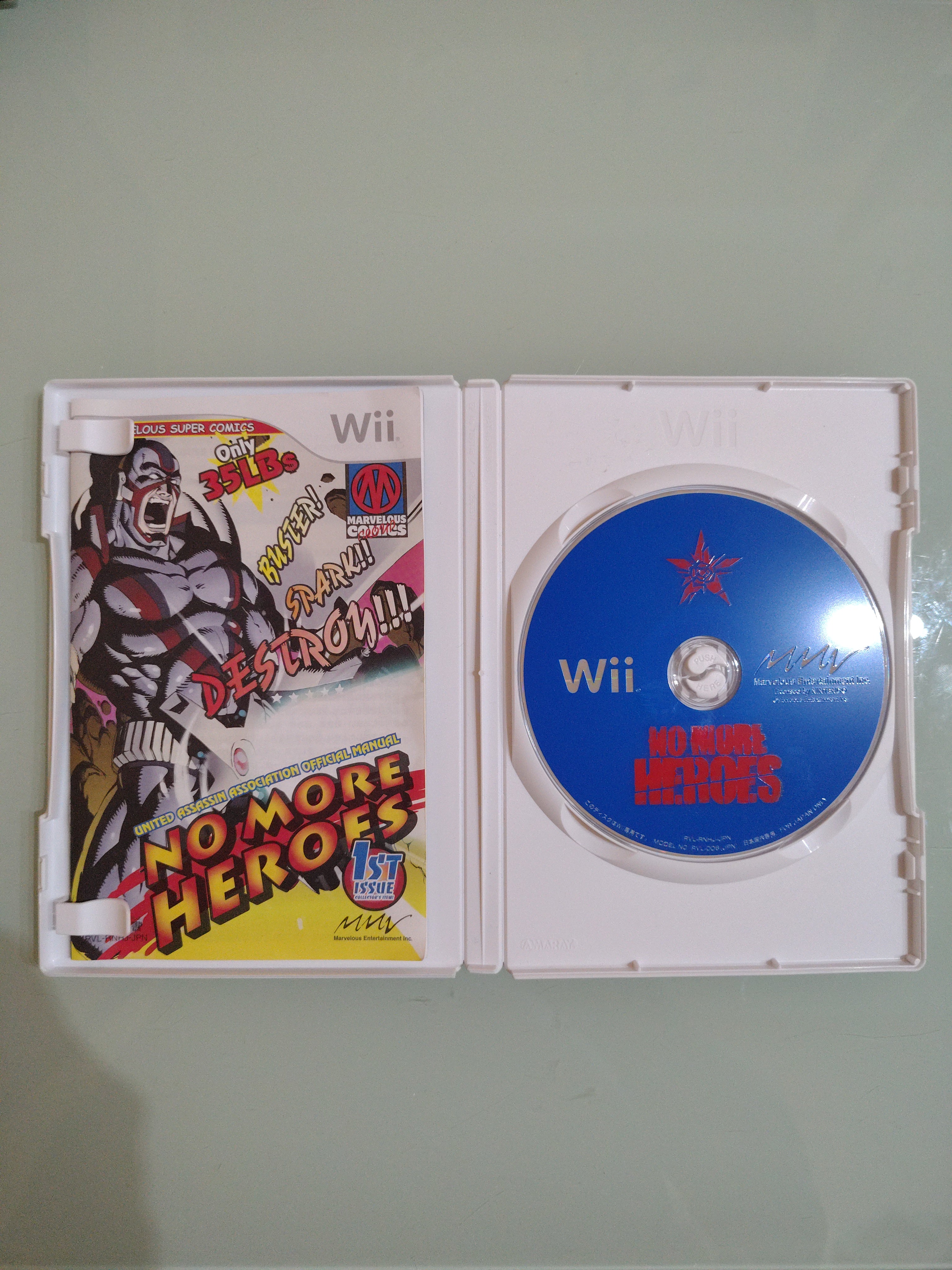 No More Heroes (Nintendo Wii, 2007) - Japanese Version
