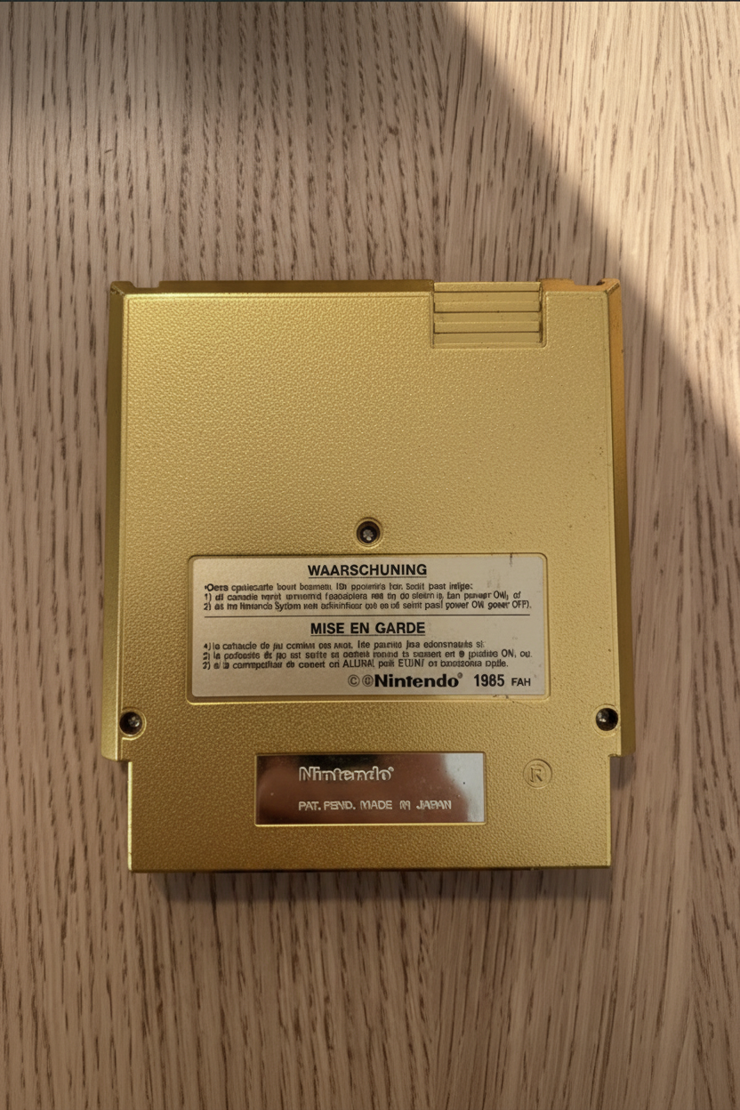 Legend of Zelda NES cartuccia oro PAL B